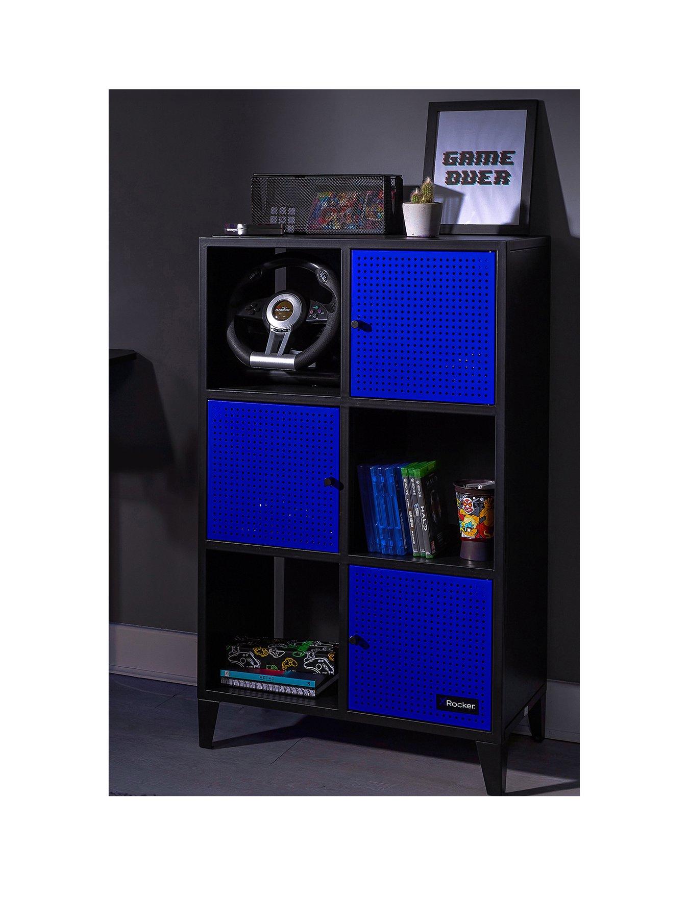 x-rocker-mesh-tek-tall-6-cube-storage-and-displaynbspunitstillFront