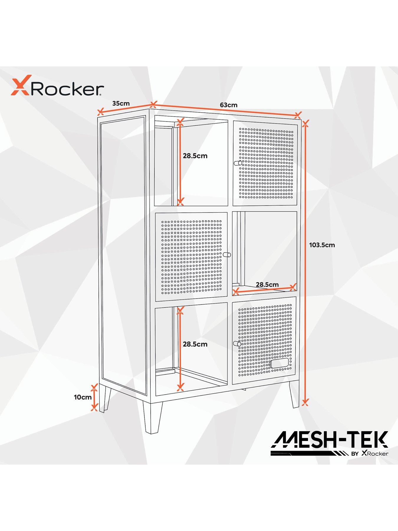 Image 7 of 7 of X Rocker Mesh-tek Tall 6 Cube Storage and Display&nbsp;Unit