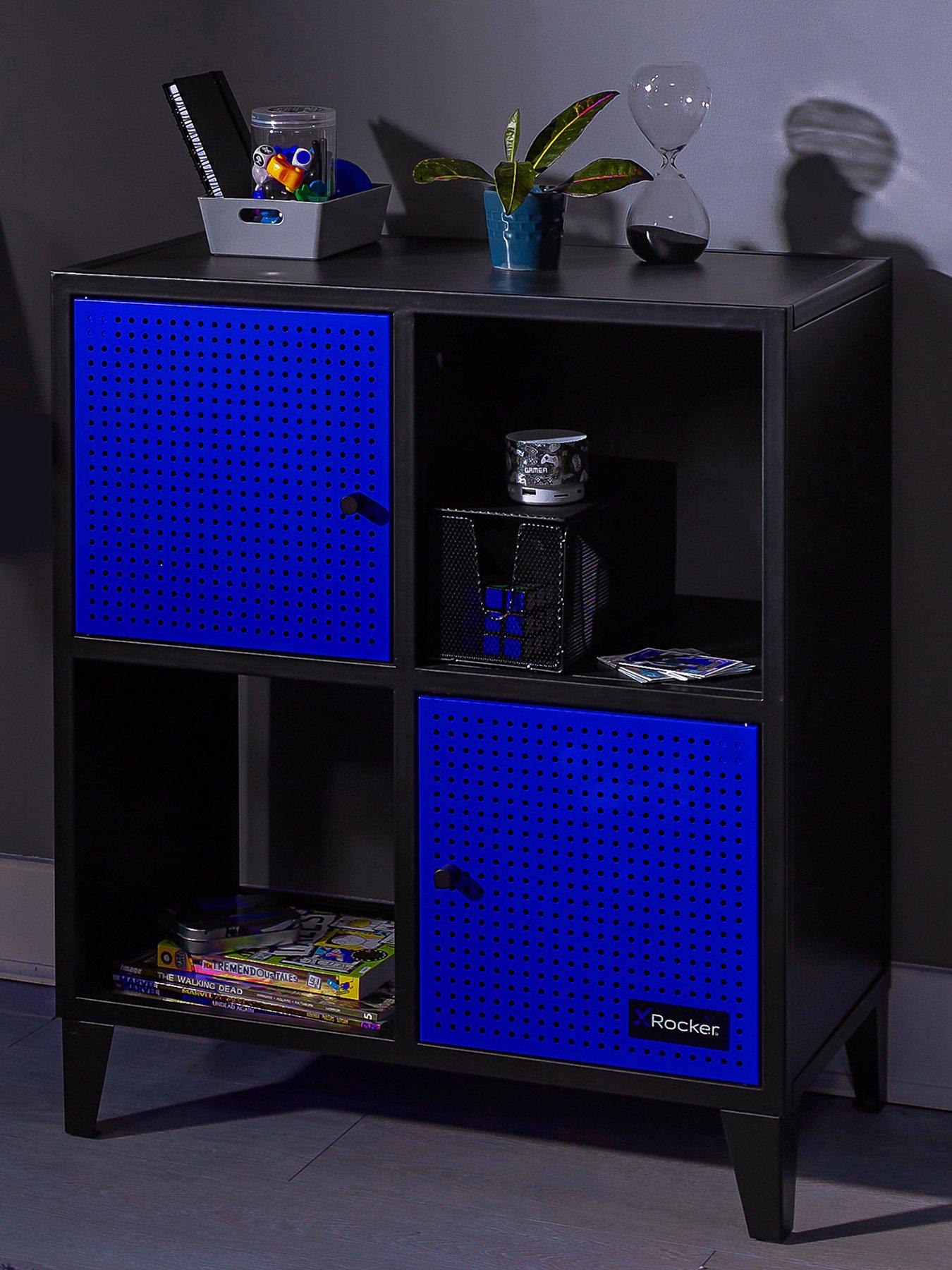 x-rocker-mesh-tek-4-cube-storage-and-display-unit