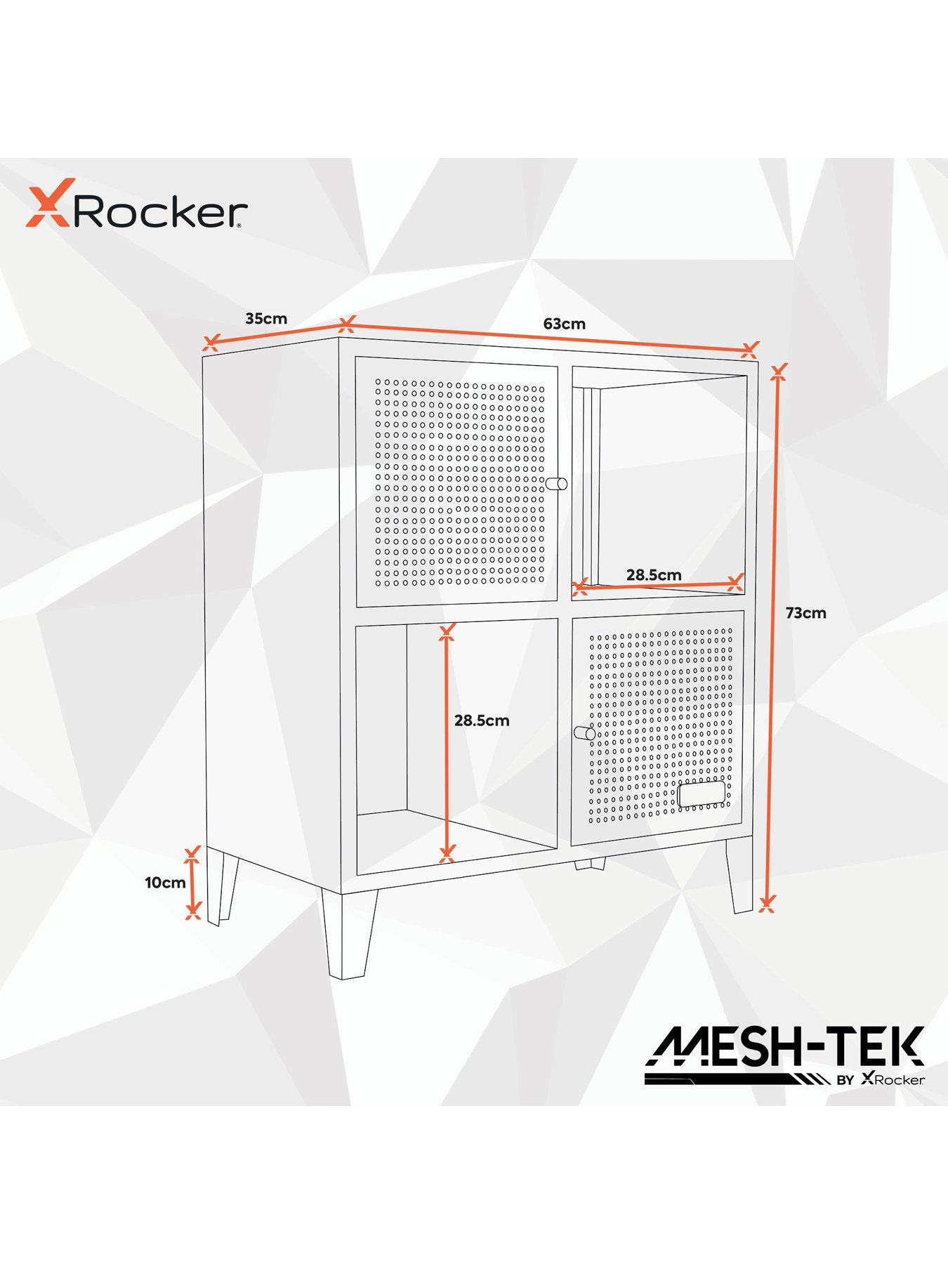 Image 7 of 7 of X Rocker Mesh-tek 4 Cube Storage and Display Unit
