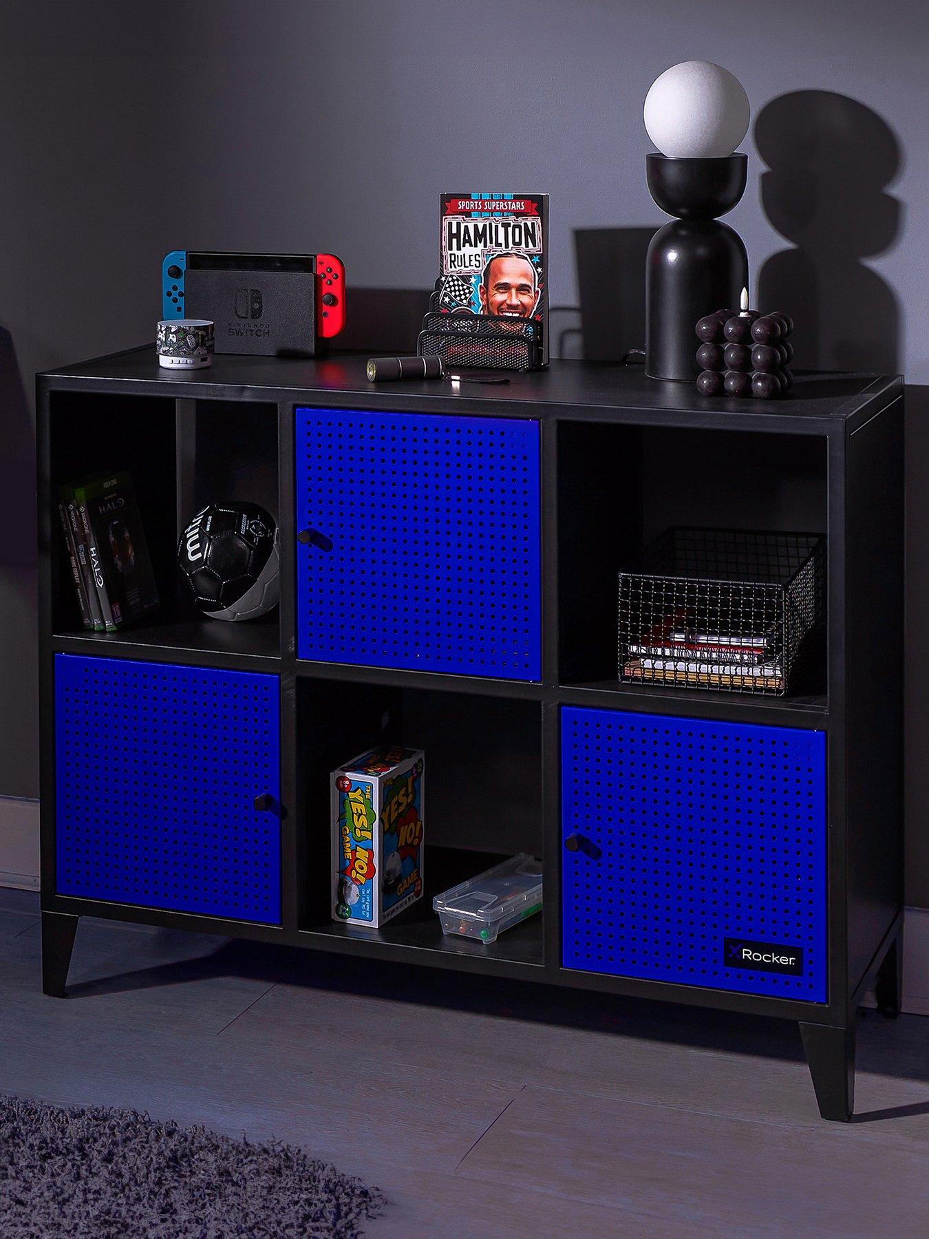 x-rocker-mesh-tek-wide-6-cube-storage-and-displaynbspunit