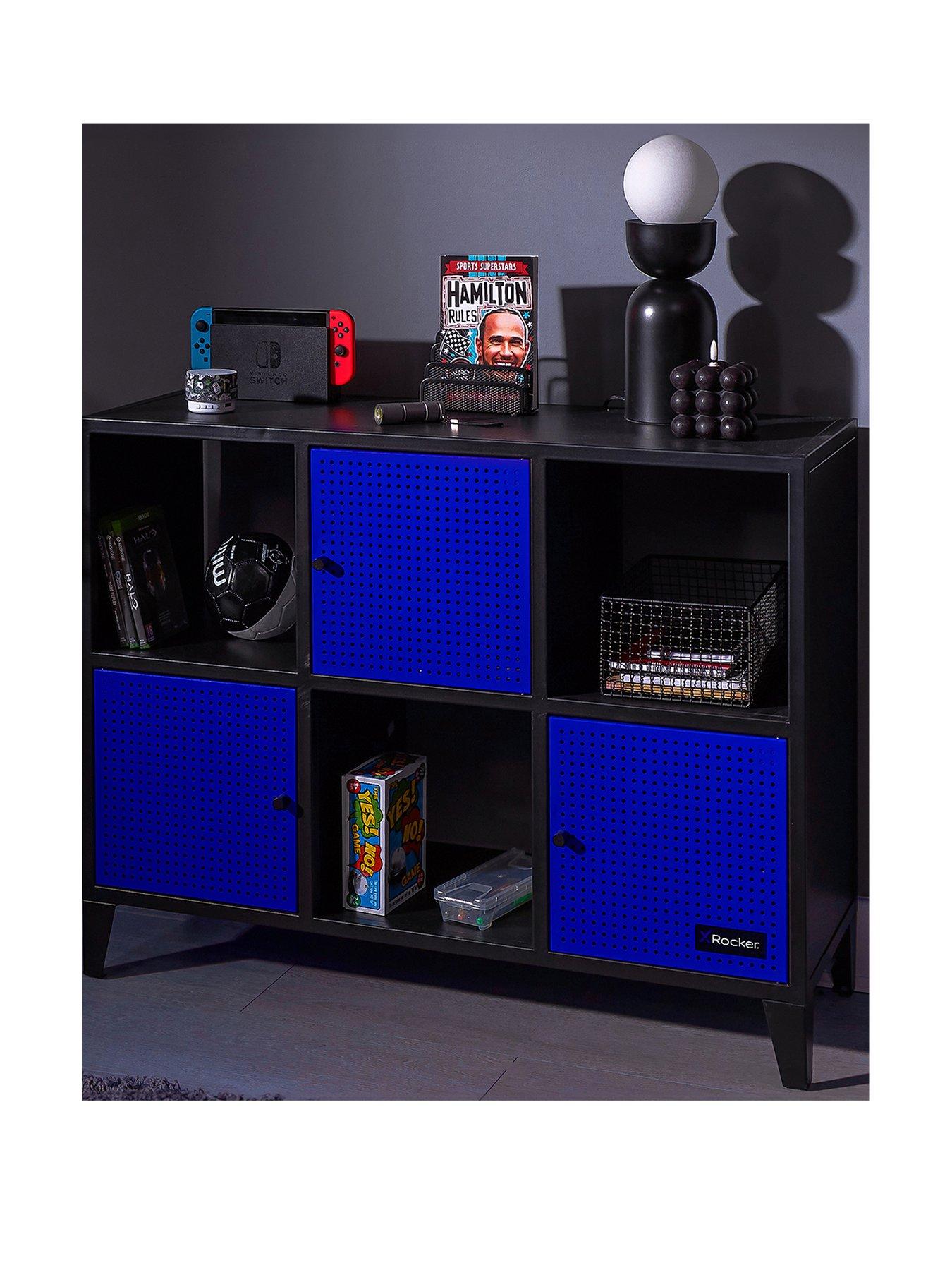 x-rocker-mesh-tek-wide-6-cube-storage-and-displaynbspunitstillFront