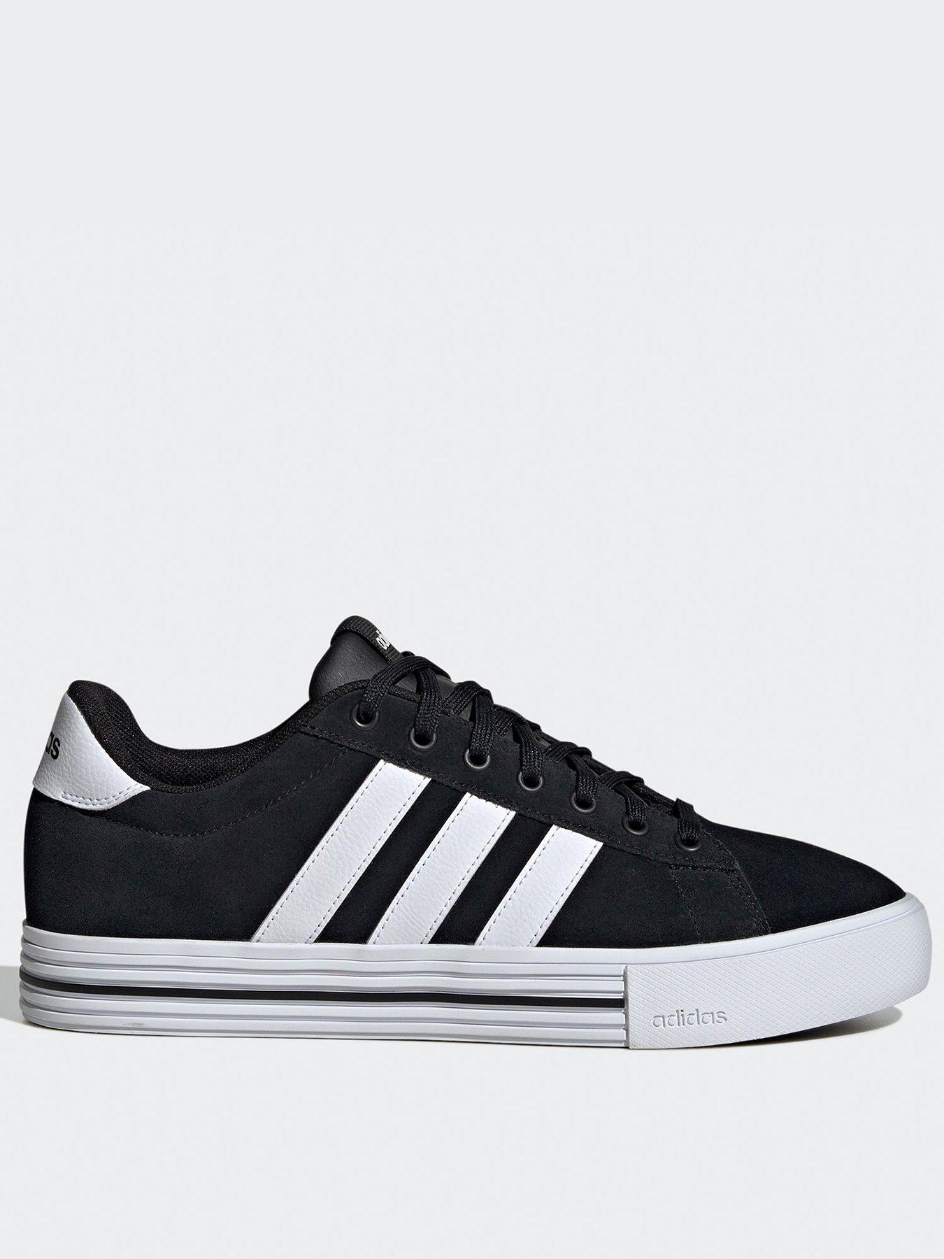 adidas Sportswear Men's Suede Daily 4.0 Trainers - Black/White