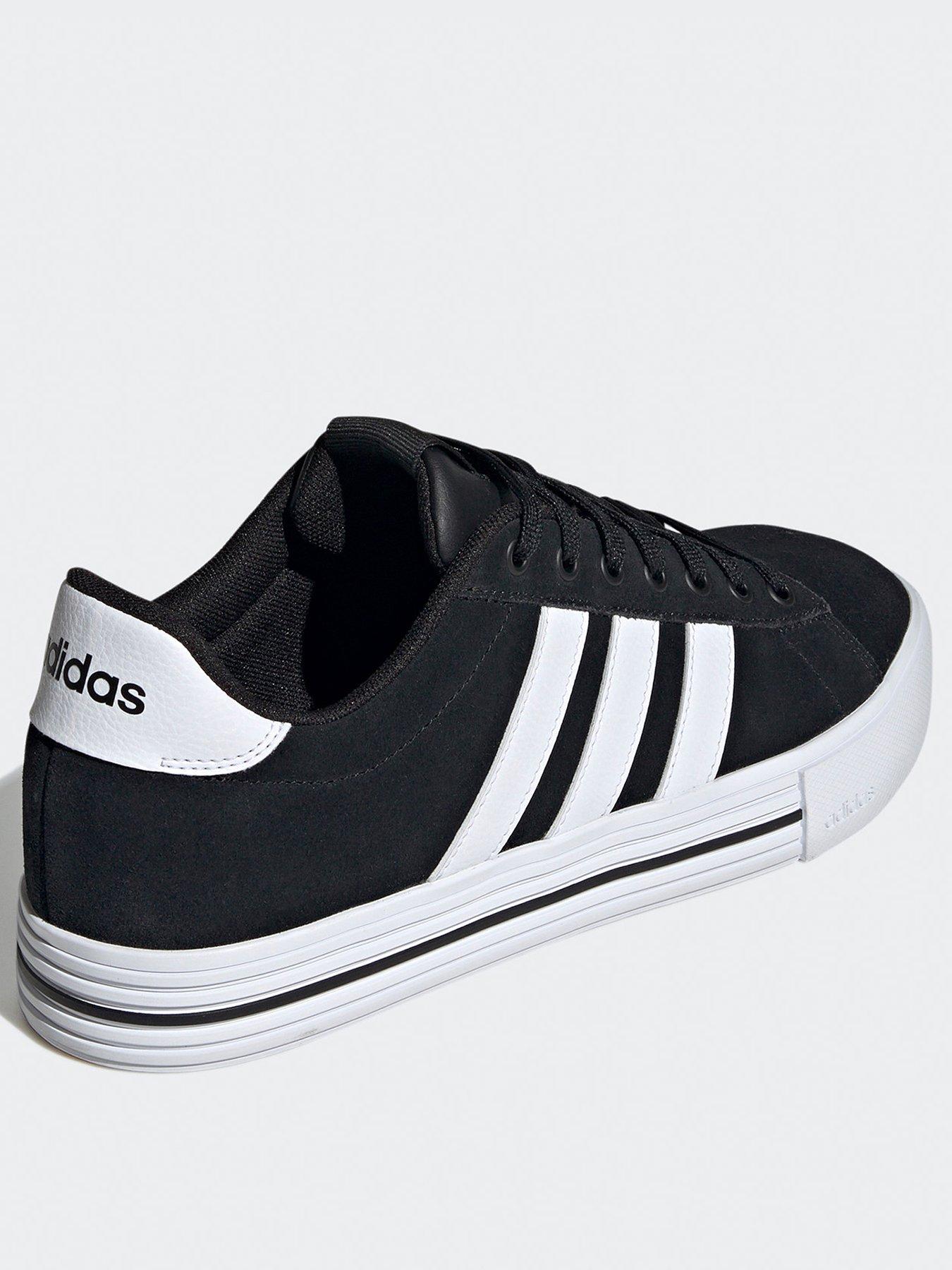 adidas-sportswear-mens-suede-daily-40-trainers-blackwhiteback