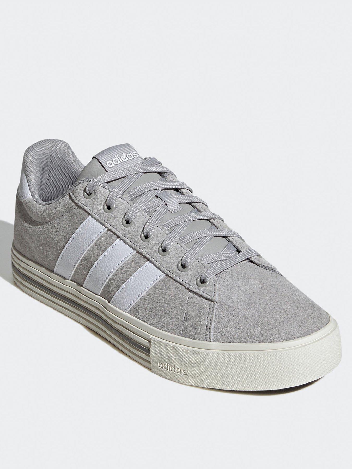 adidas-sportswear-mens-suede-daily-40-trainers-greystillFront