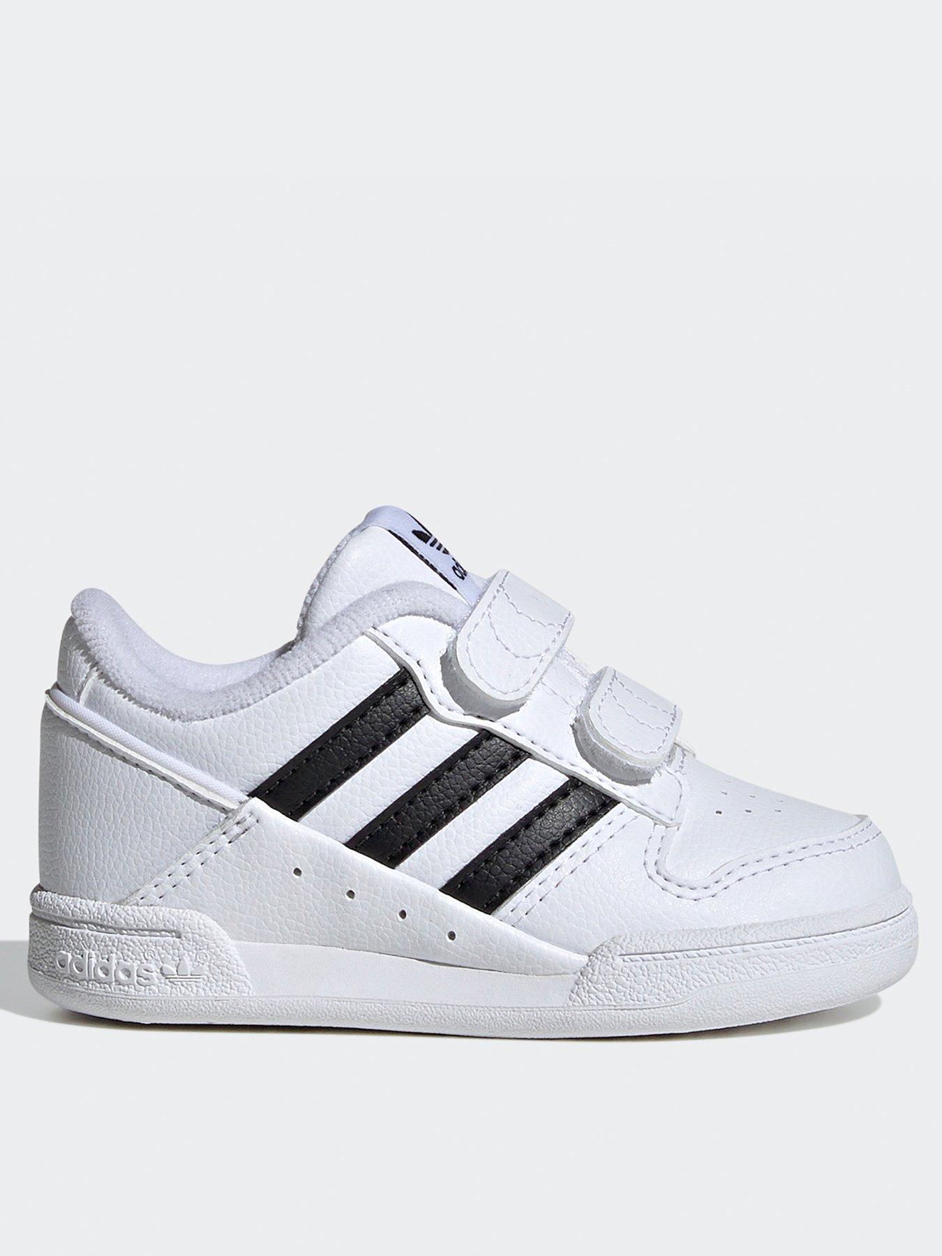 adidas Originals Unisex Infant Team Court 2 Velcro Trainers White Black Very Ireland