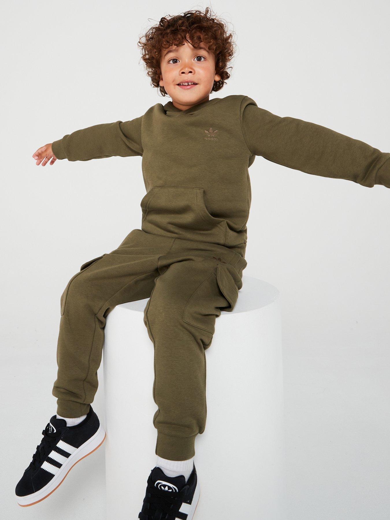 adidas-originals-unisex-kids-full-zip-hoodie-cargo-tracksuit-khaki