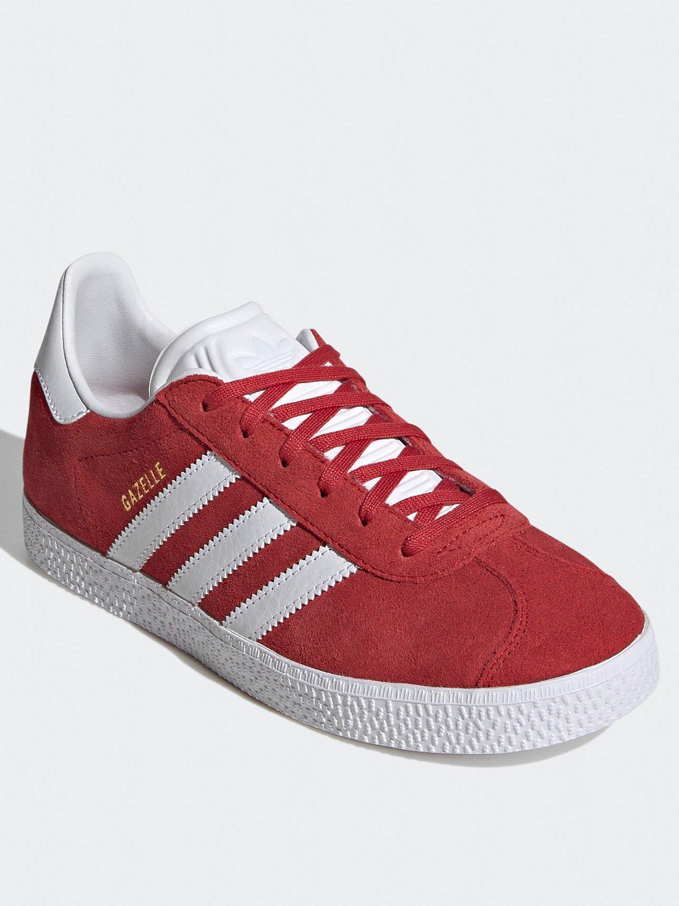 adidas-originals-older-unisex-gazelle-trainers-redstillFront