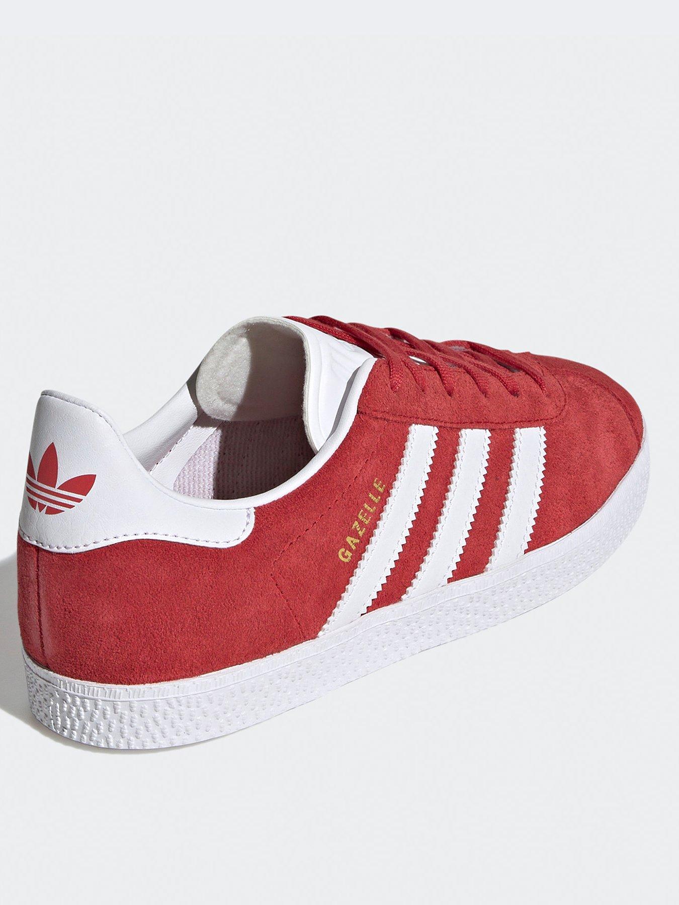 adidas-originals-older-unisex-gazelle-trainers-redback