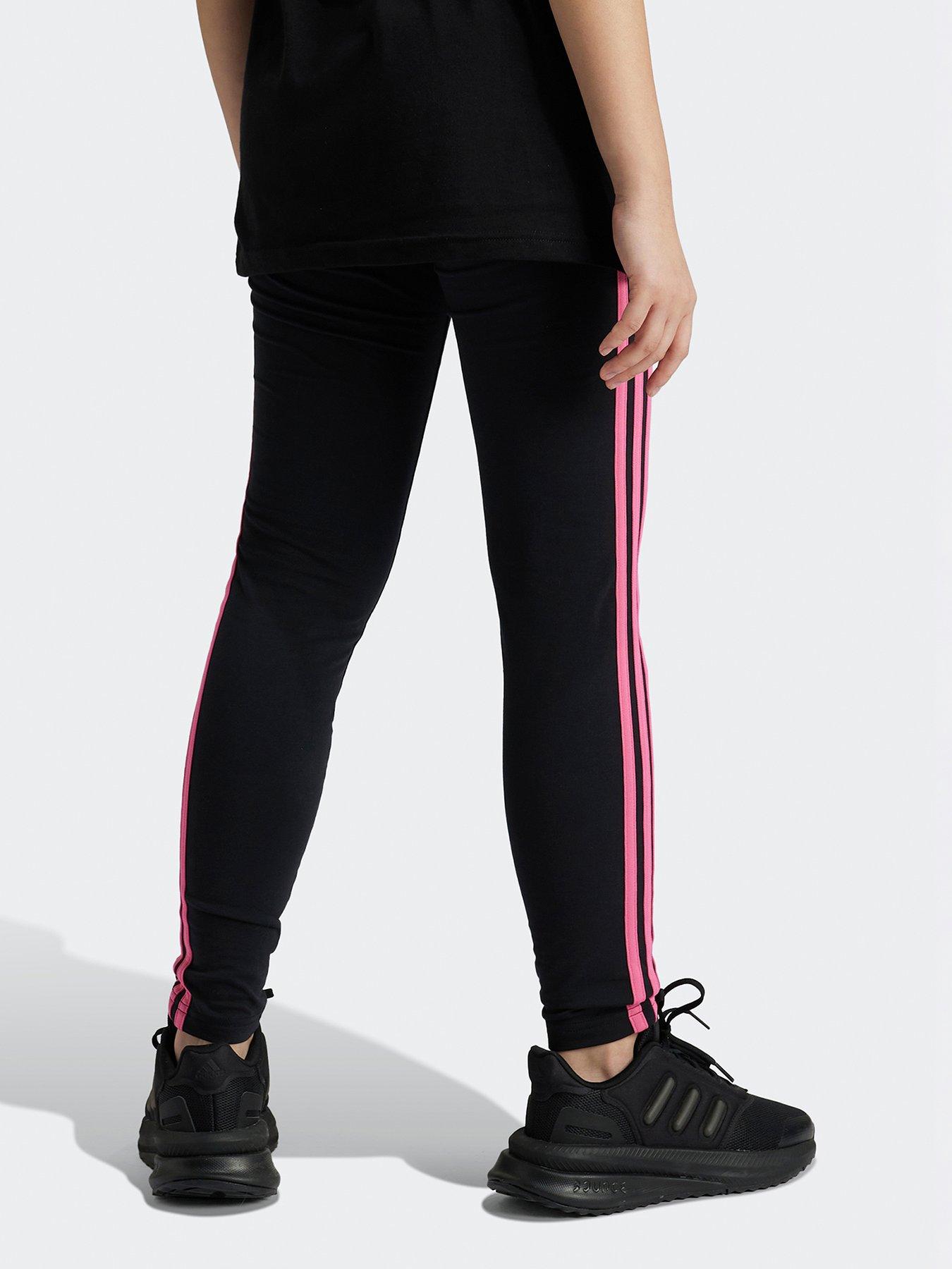 adidas-sportswear-junior-girls-essentials-3-stripe-tights-blackback