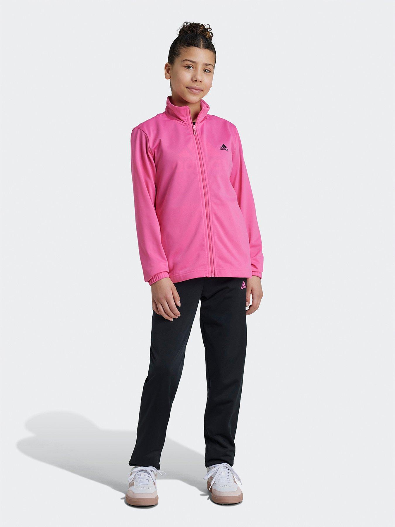 adidas Sportswear Junior Girls Essentials Tracksuit Black pink Very Ireland