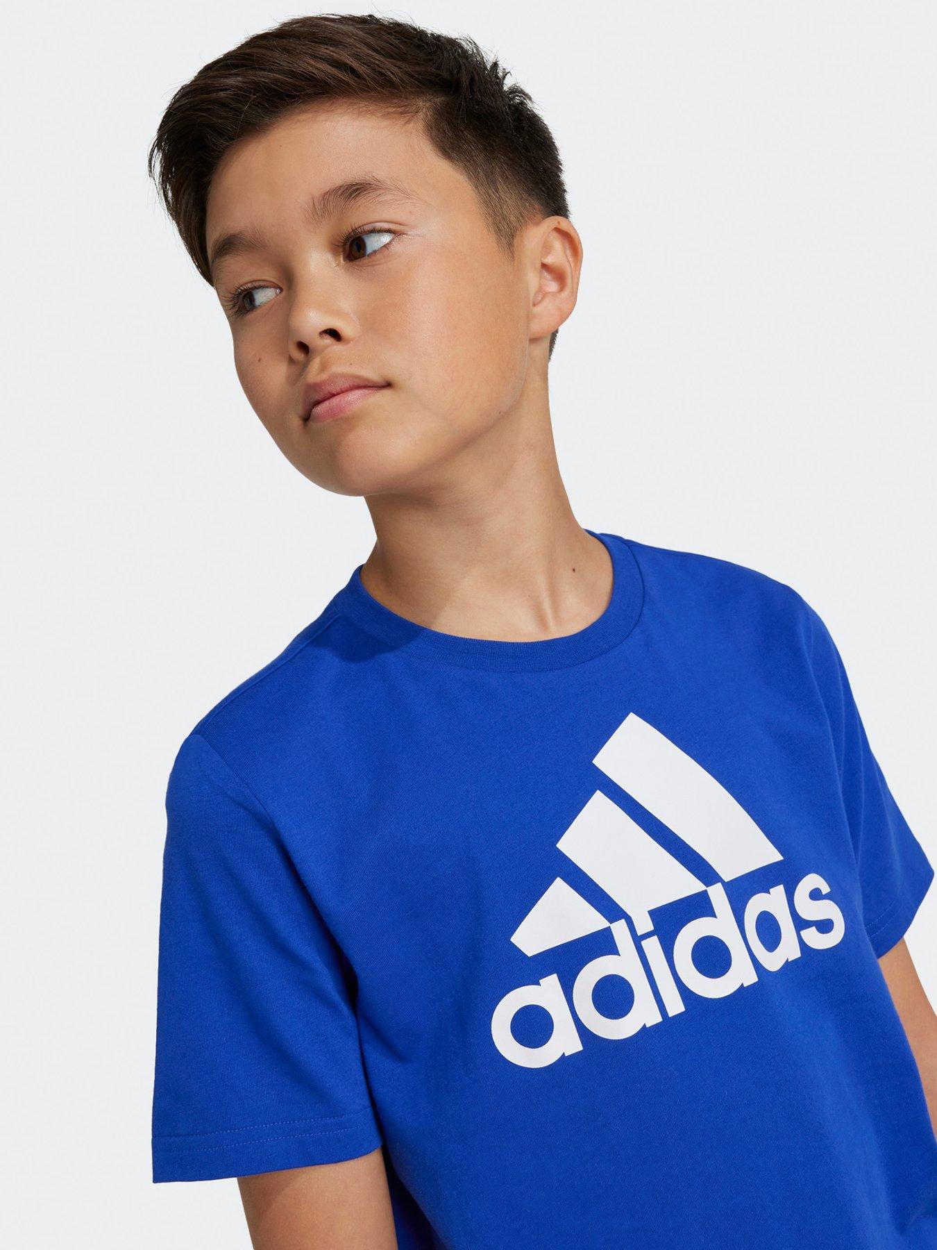 adidas-sportswear-junior-boys-essentials-big-logo-t-shirt-blueoutfit