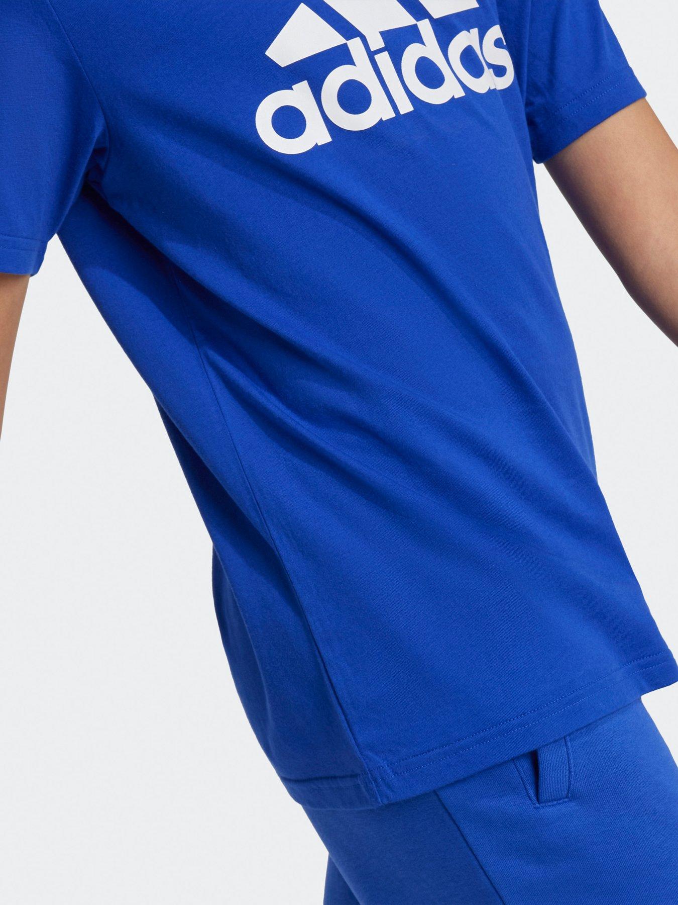 adidas-sportswear-junior-boys-essentials-big-logo-t-shirt-bluedetail