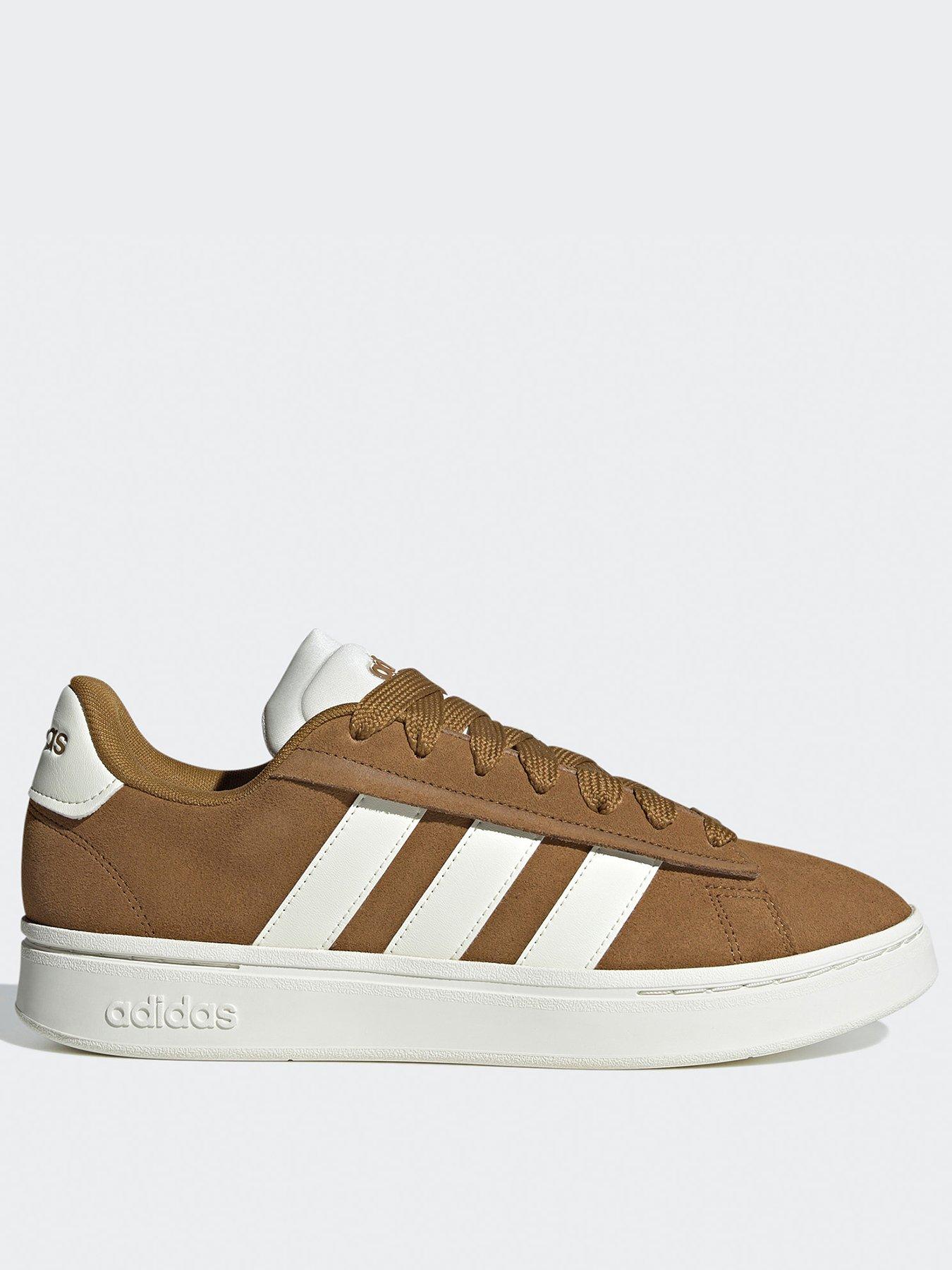 adidas-sportswear-mens-grand-court-alpha-00s-trainers-brownfront