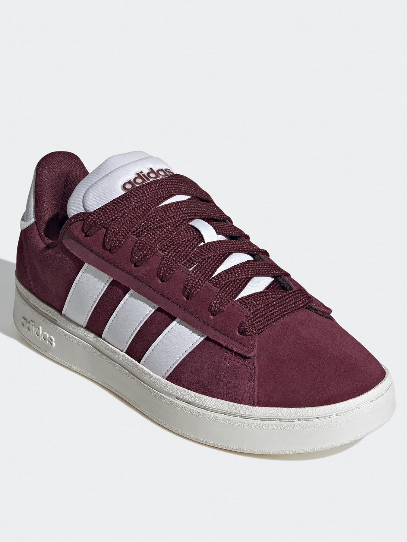 adidas-sportswear-mens-grand-court-alpha-00s-trainers-dark-redstillFront