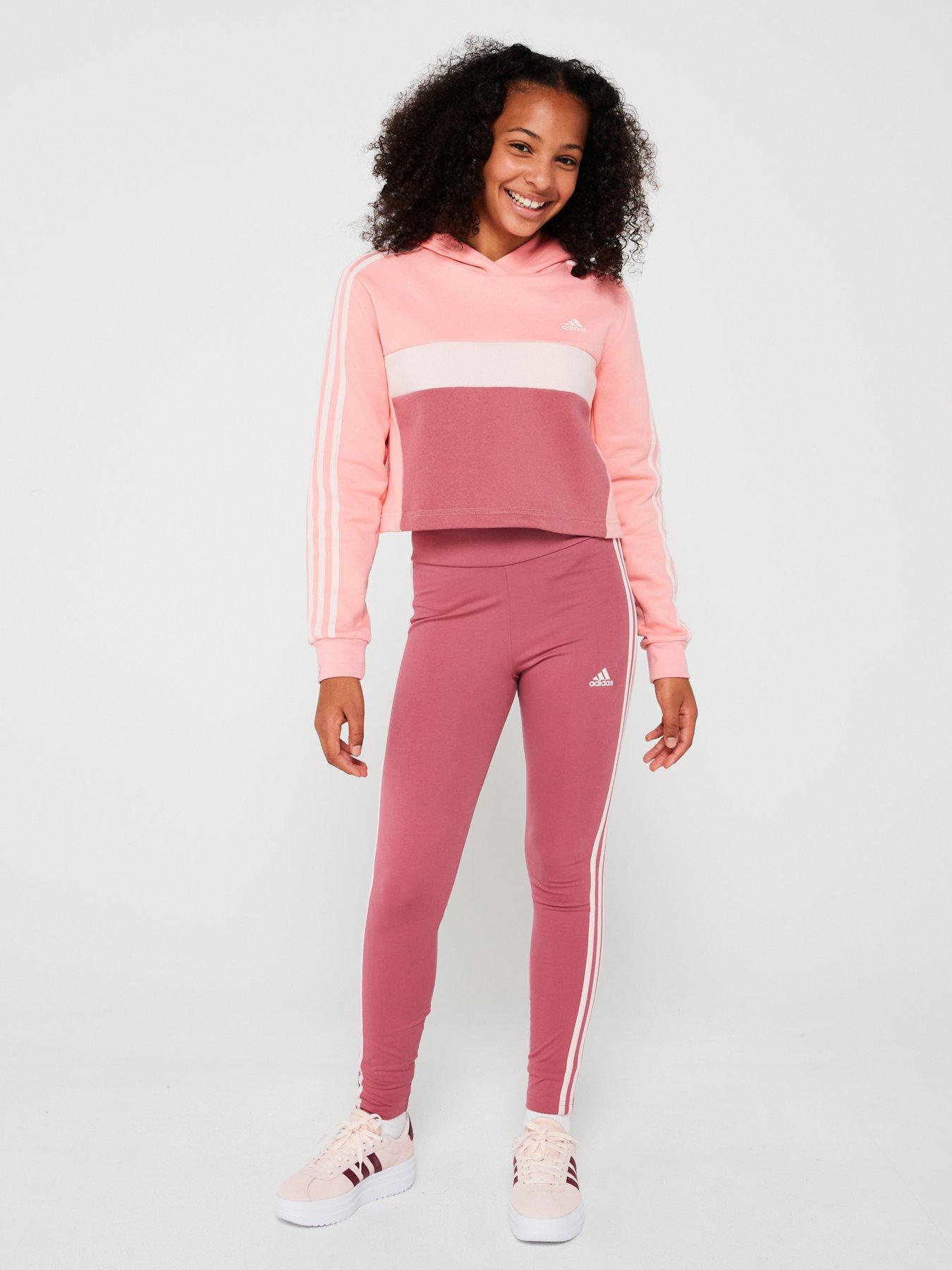 adidas-sportswear-junior-girls-3-stripe-hoodie-and-legging-set-pink