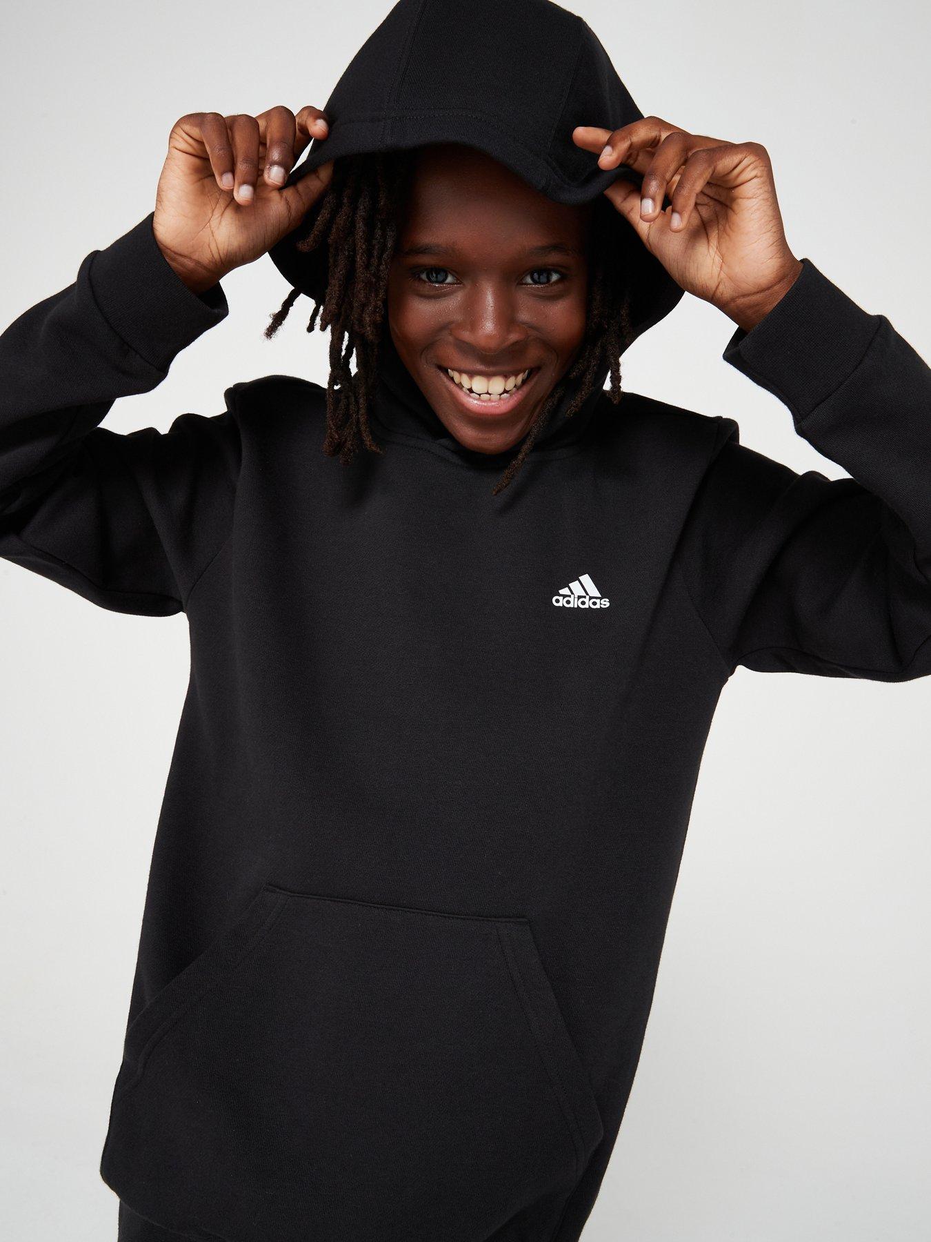 adidas-sportswear-junior-unisex-essentials-overhead-hoodie-blackoutfit