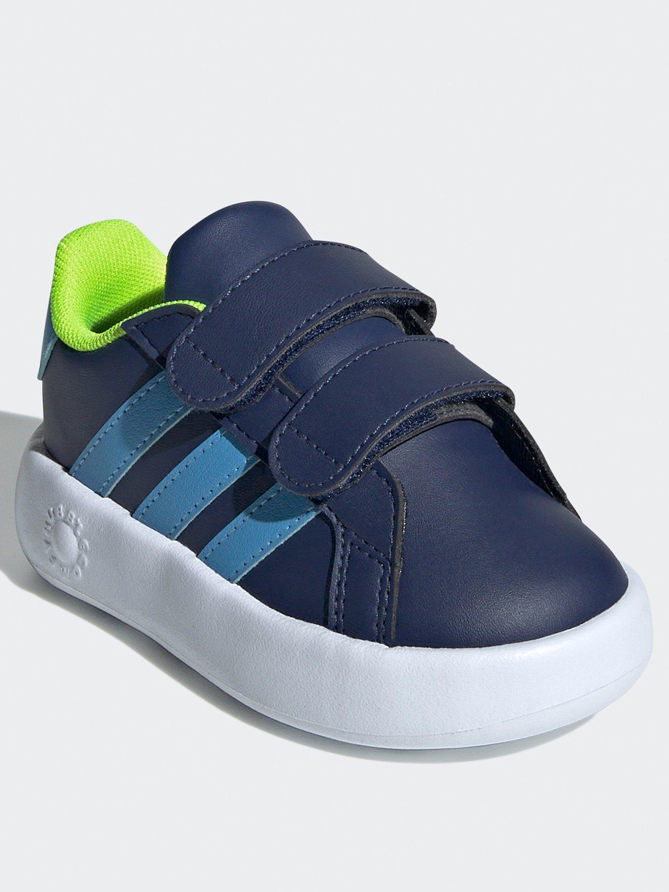 adidas-sportswear-infant-grand-court-20-velcro-trainers-dark-bluestillFront