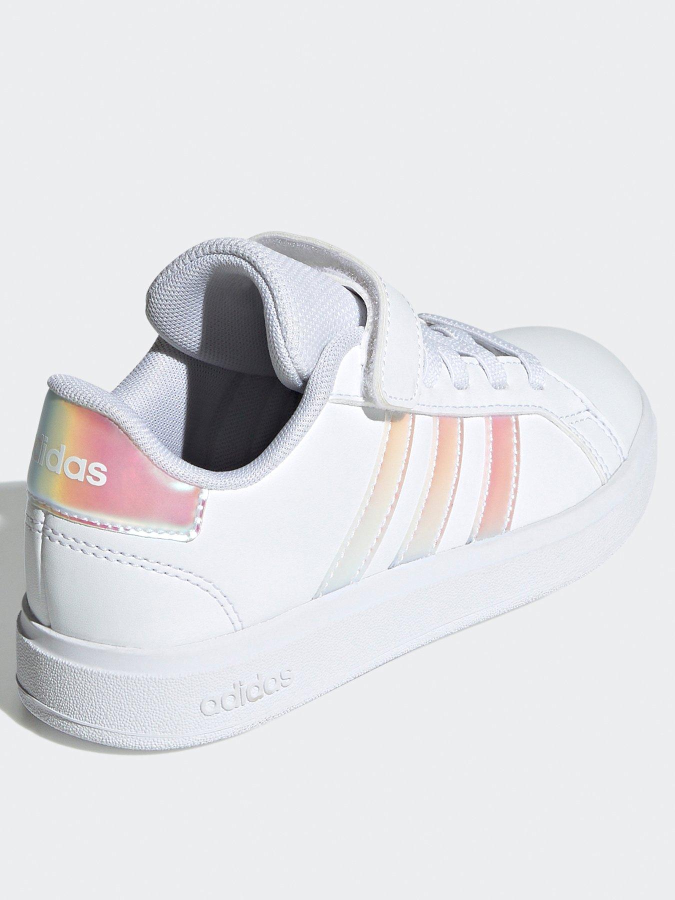 adidas-sportswear-kids-grand-court-20-elasticated-trainers-whitemetallicback