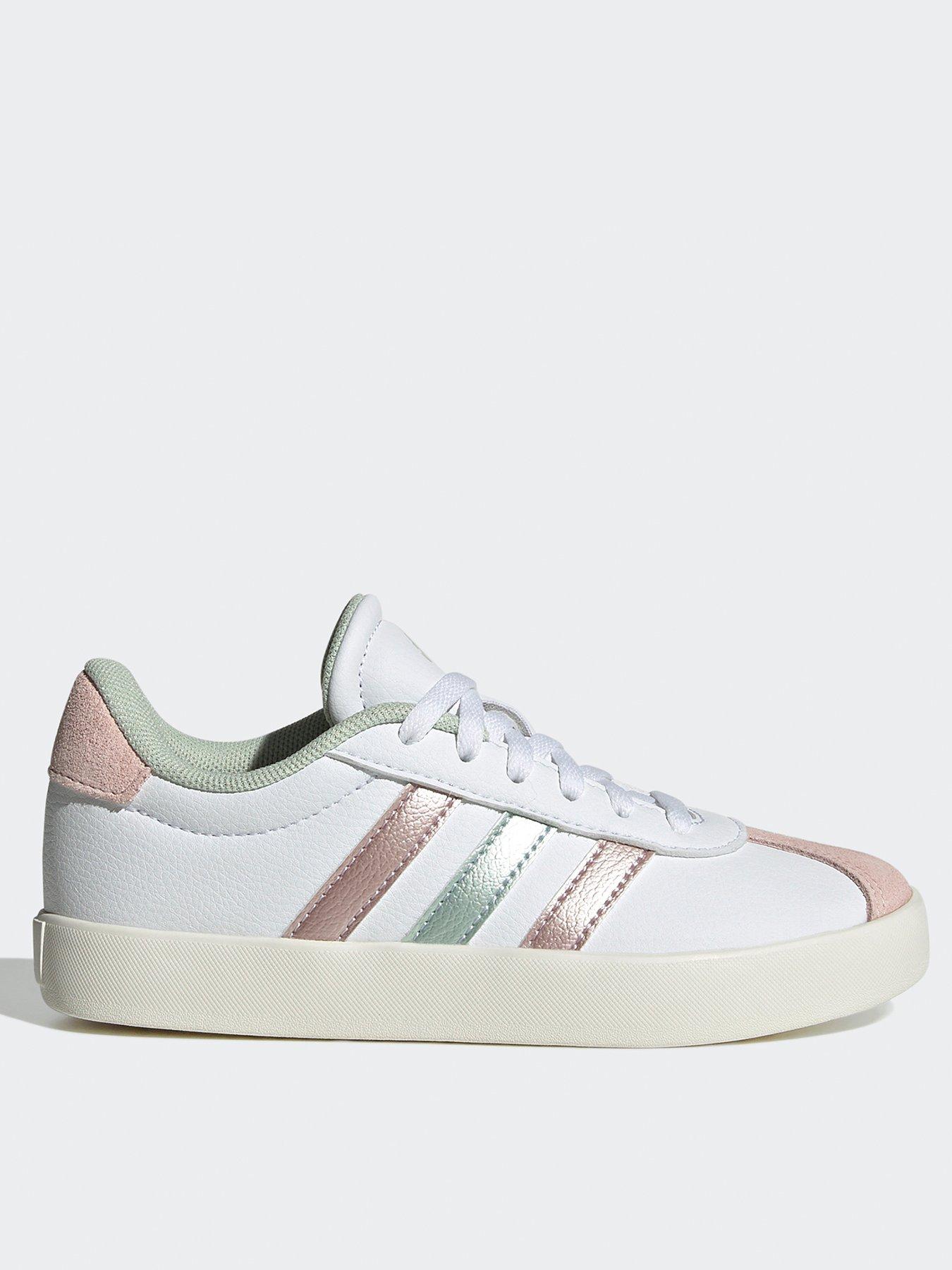 adidas-sportswear-kids-vl-court-30-trainers-whitegreenfront