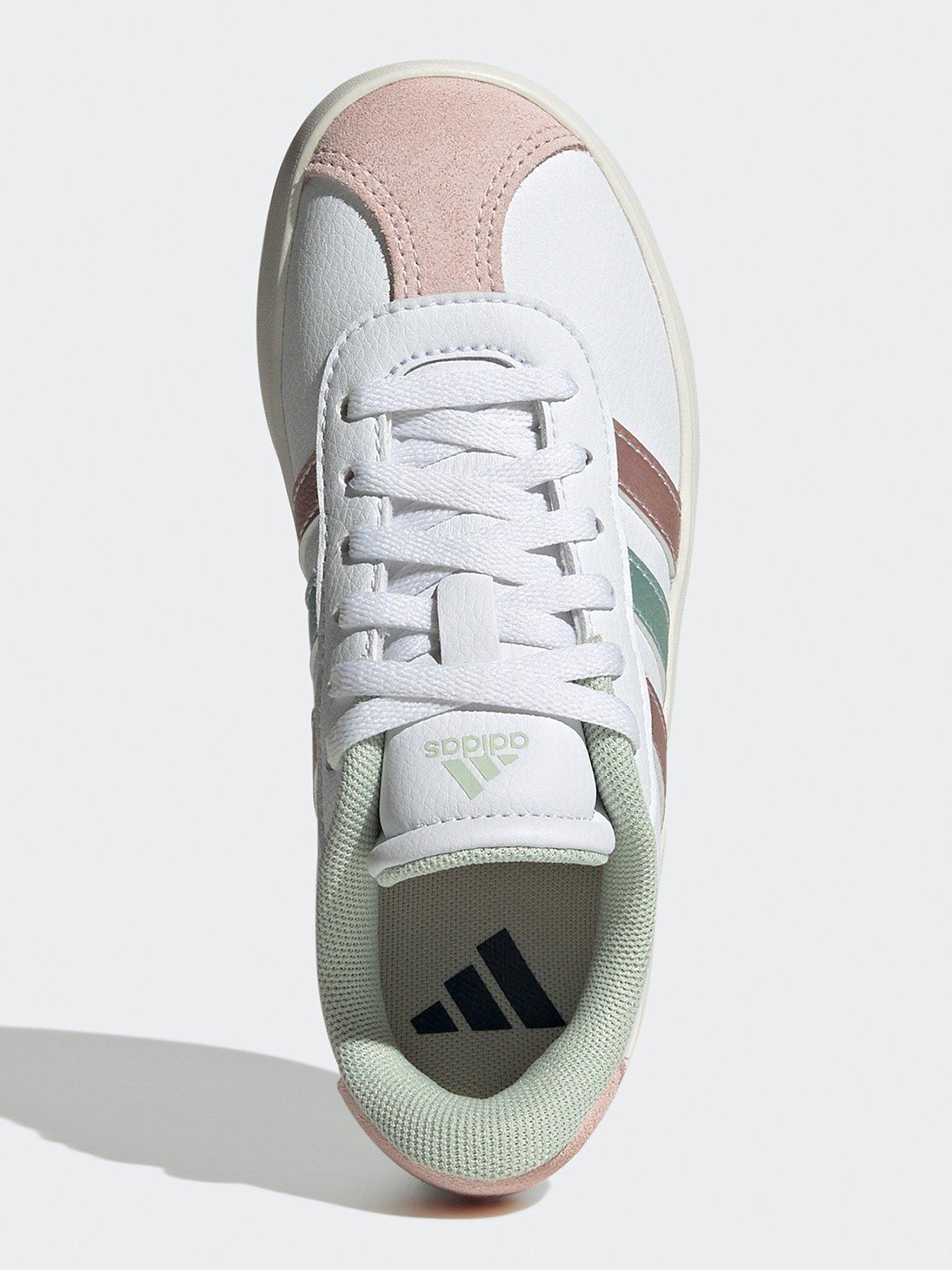 adidas-sportswear-kids-vl-court-30-trainers-whitegreenoutfit