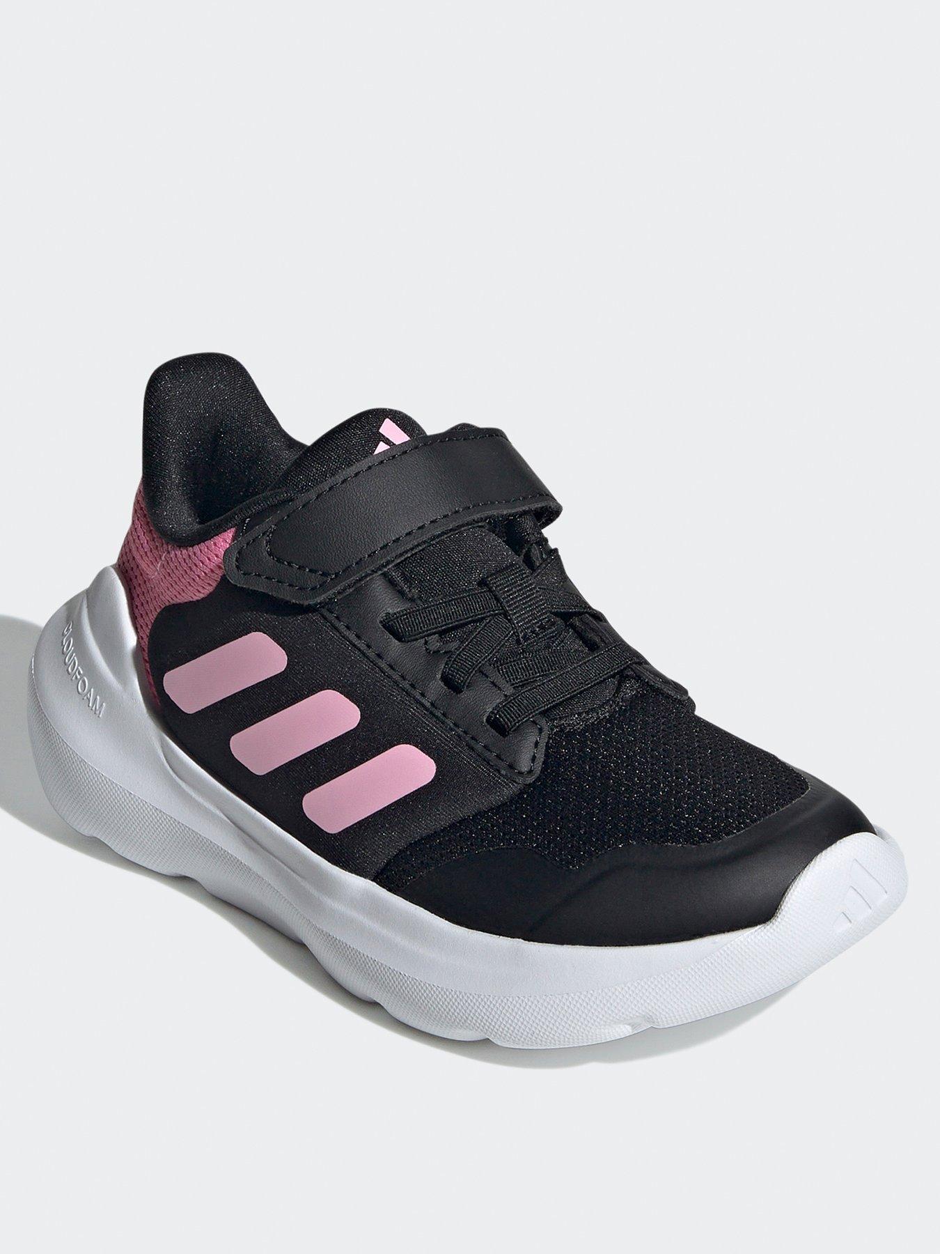 adidas-sportswear-kids-tensaur-run-30-elasticated-trainers-blackpinkstillFront