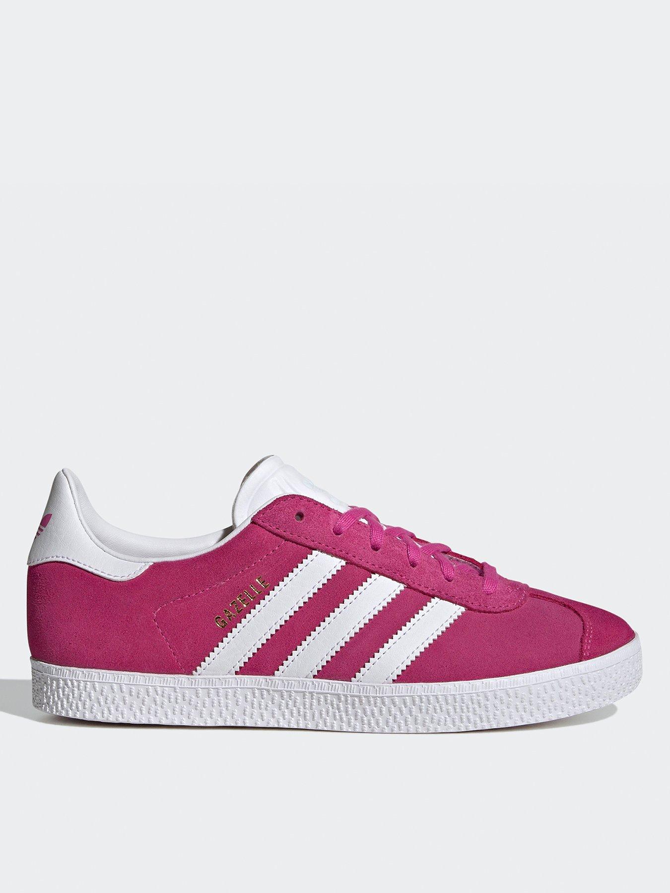 adidas-originals-older-unisex-gazelle-trainers-pinkfront