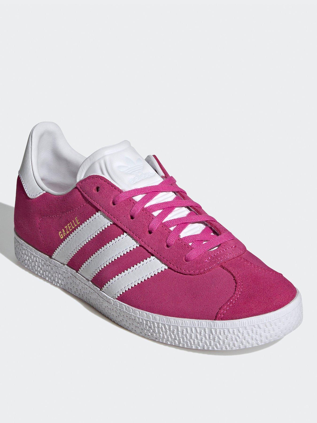 adidas-originals-older-unisex-gazelle-trainers-pinkstillFront