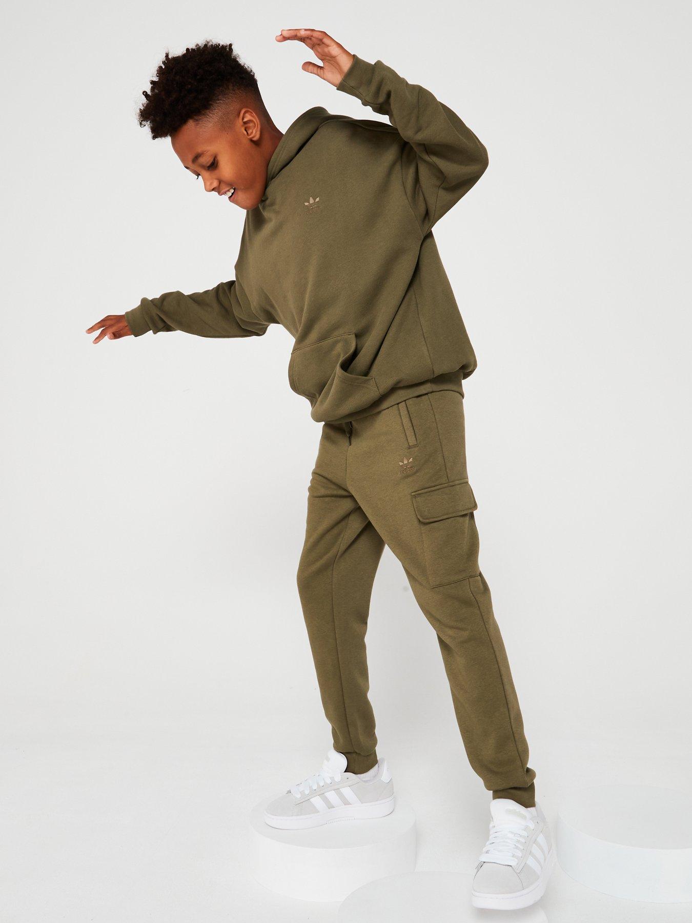 adidas-originals-junior-boys-fleece-cargo-pants-khakiback