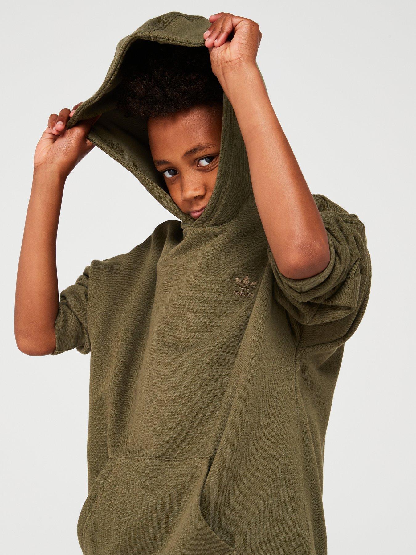 adidas-originals-junior-kids-overheadnbsphoodie-khakioutfit