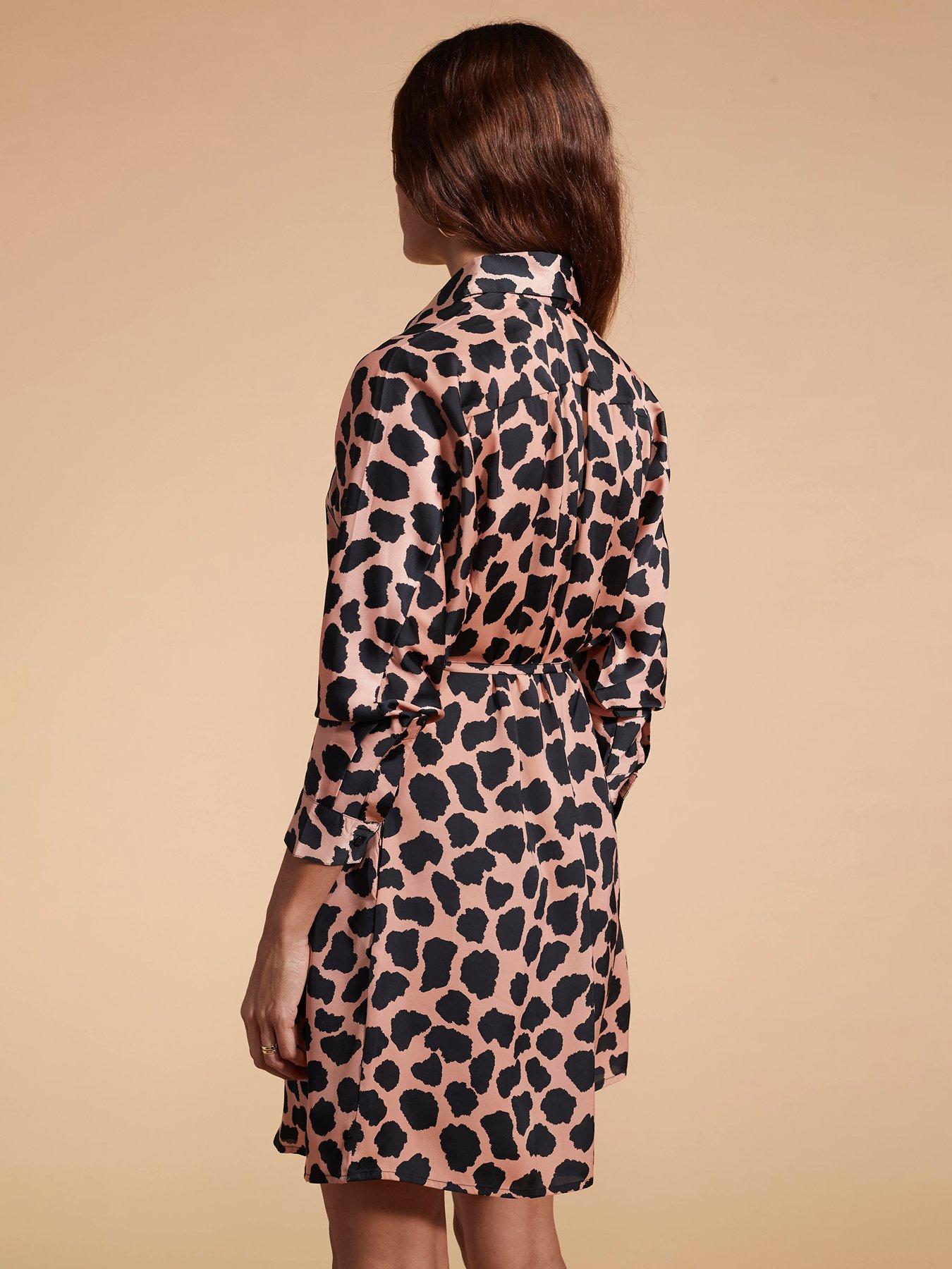 dancing-leopard-mini-cloud-print-mini-shirt-dress-beigestillFront