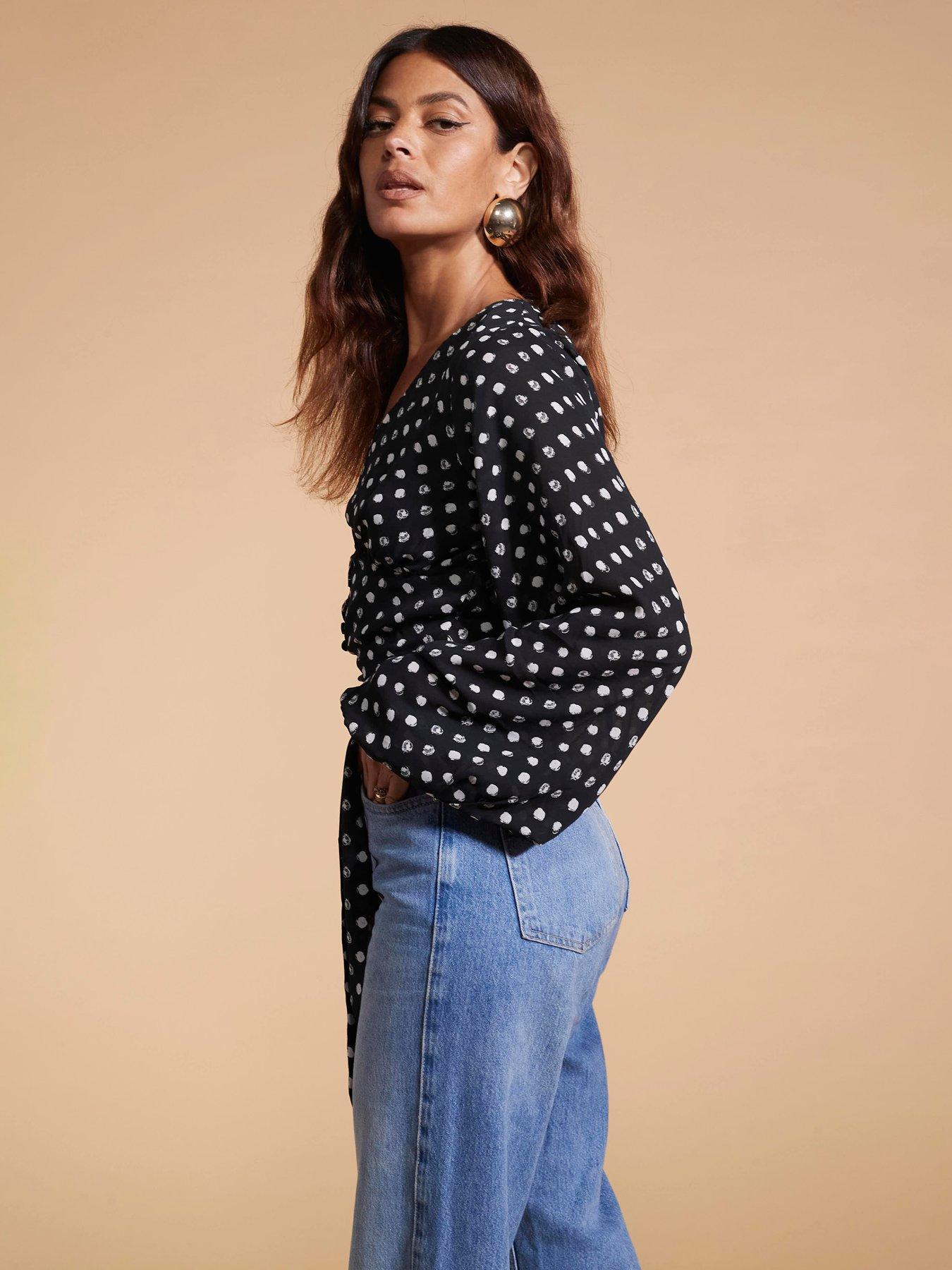 dancing-leopard-polka-dot-blouse-blackback