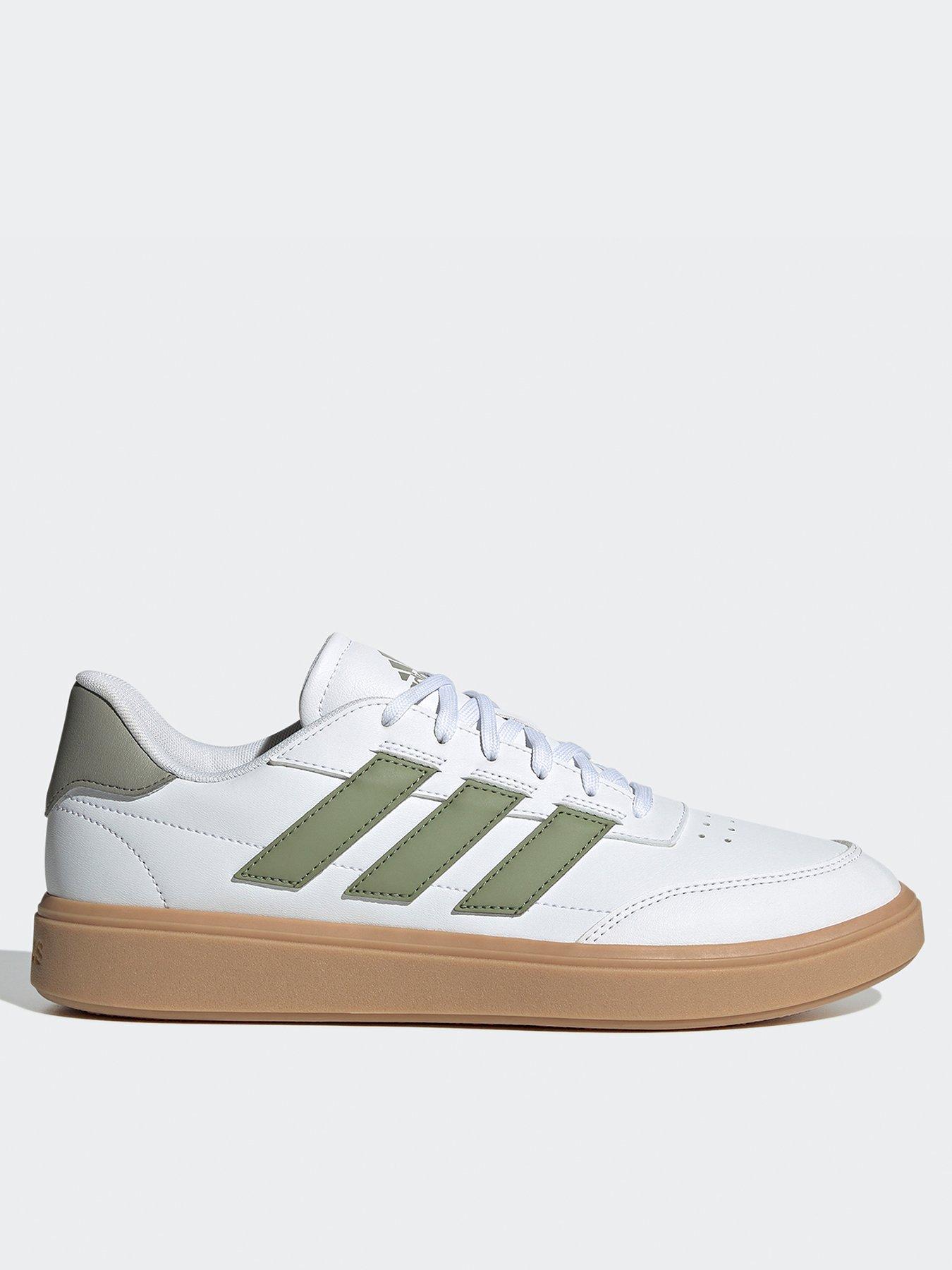 Image 1 of 6 of adidas Sportswear Men's Courtblock Trainers - White/green