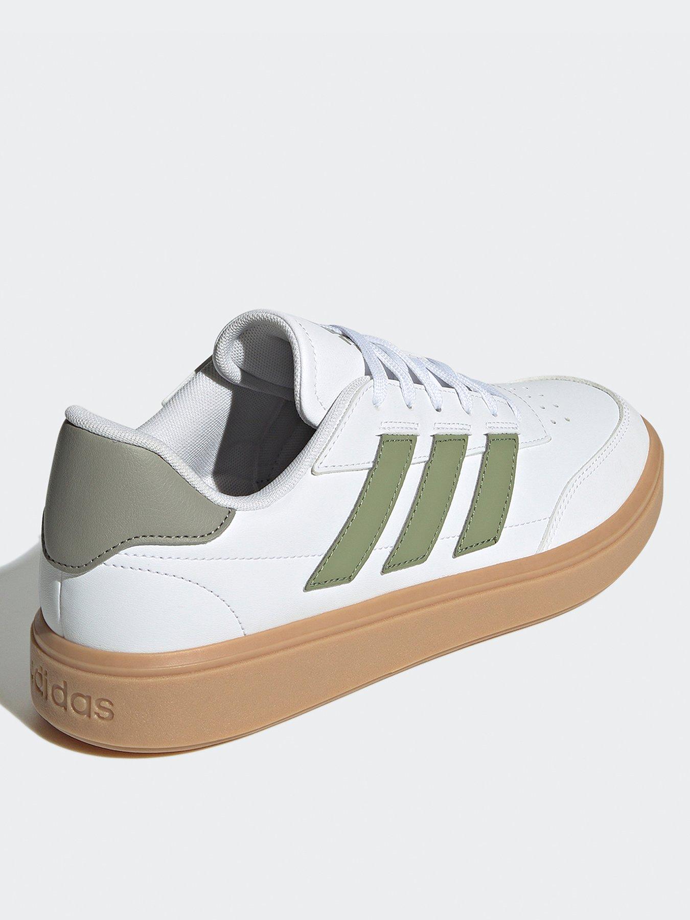 Image 3 of 6 of adidas Sportswear Men's Courtblock Trainers - White/green