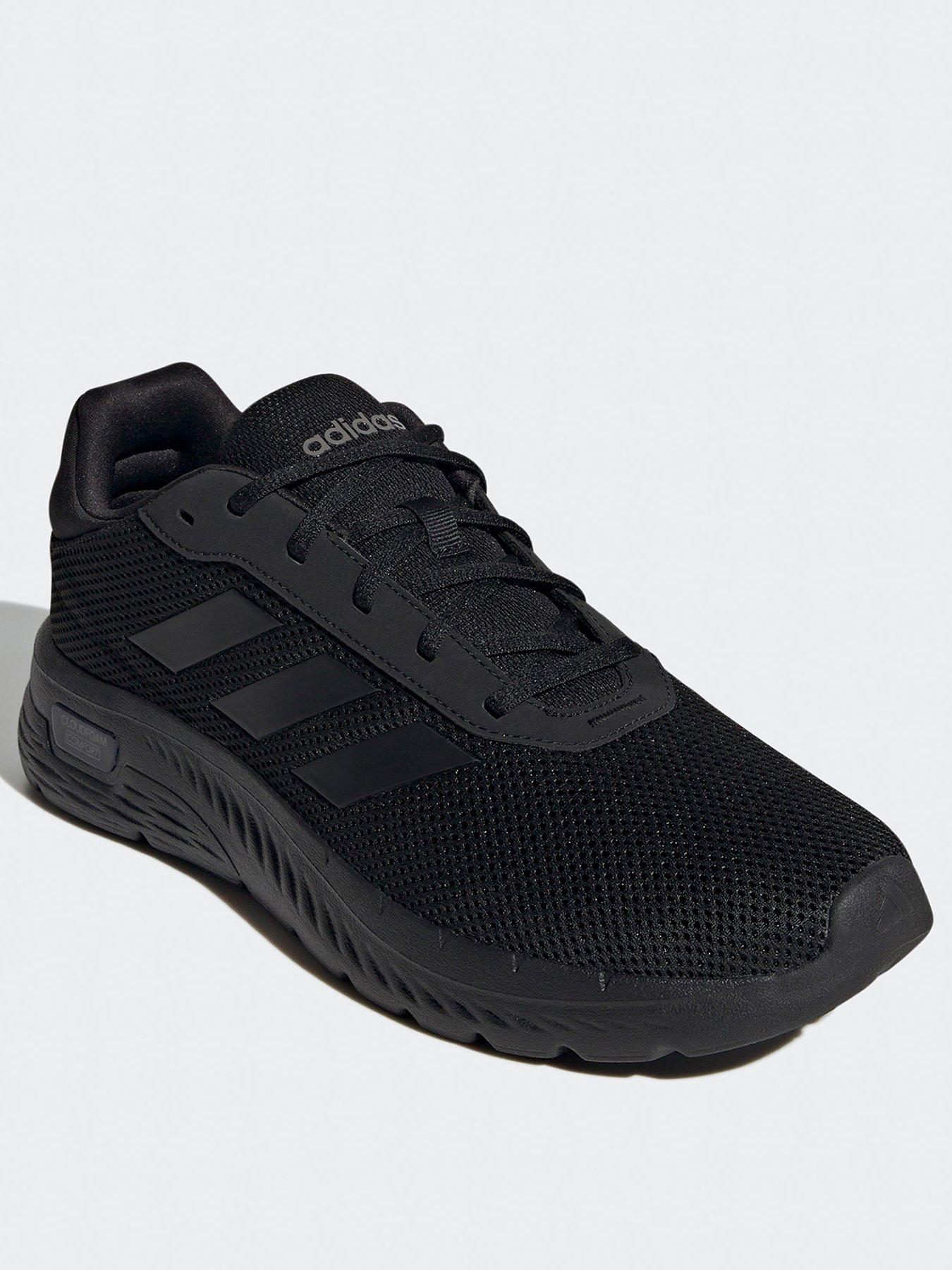 adidas-sportswear-mens-cloudfoam-comfy-trainers-blackstillFront