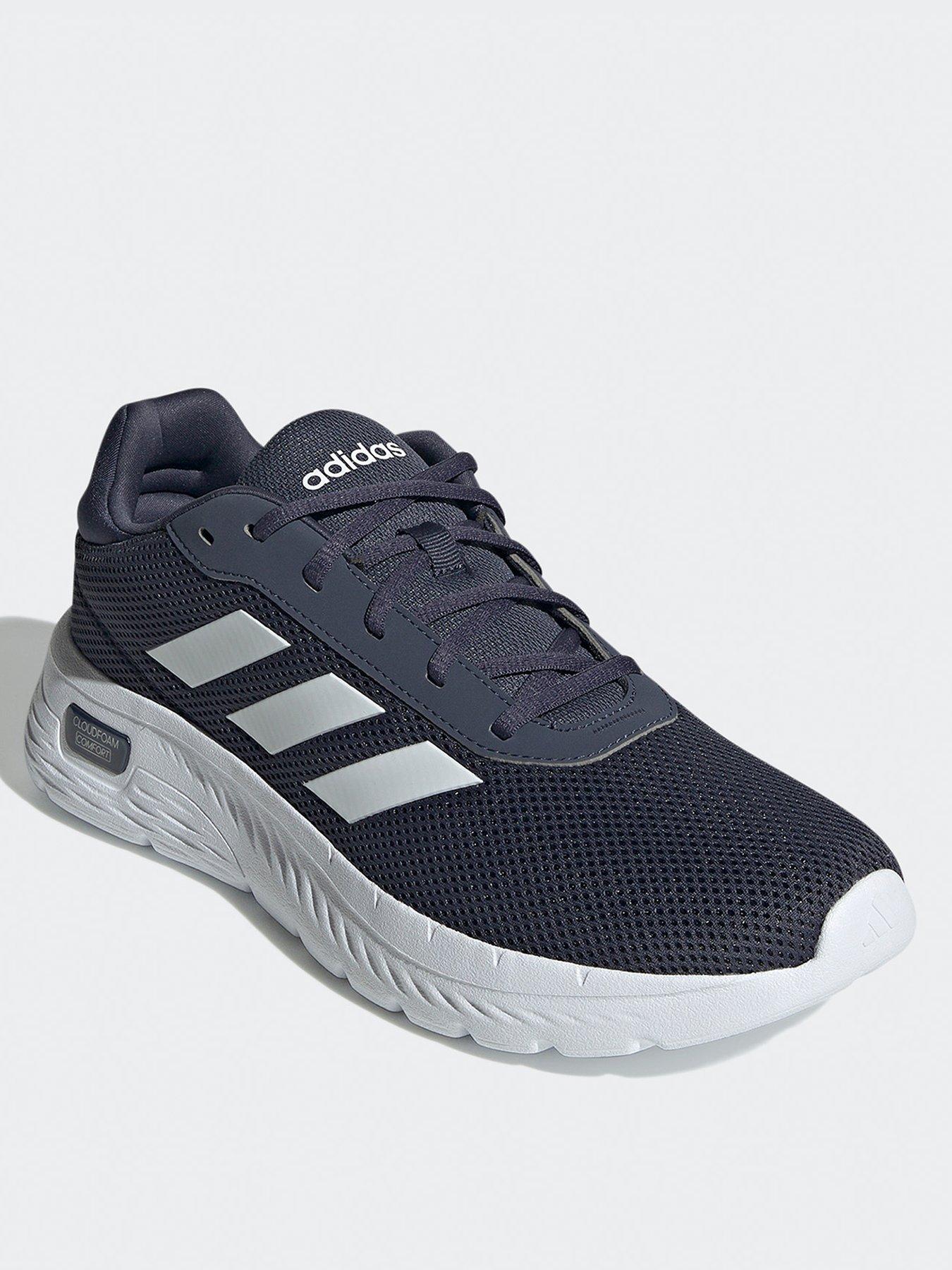 adidas-sportswear-mens-cloudfoam-comfy-trainers-navystillFront