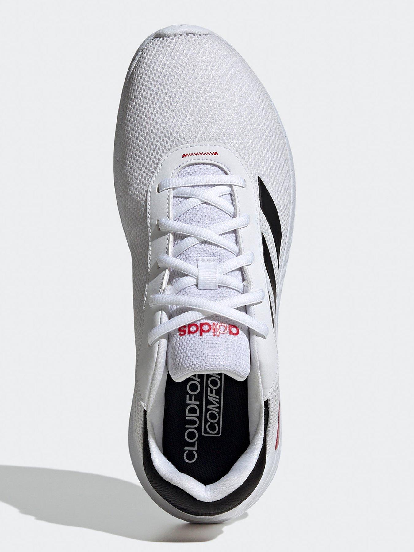 adidas-sportswear-mens-cloudfoam-comfy-trainers-whiteoutfit