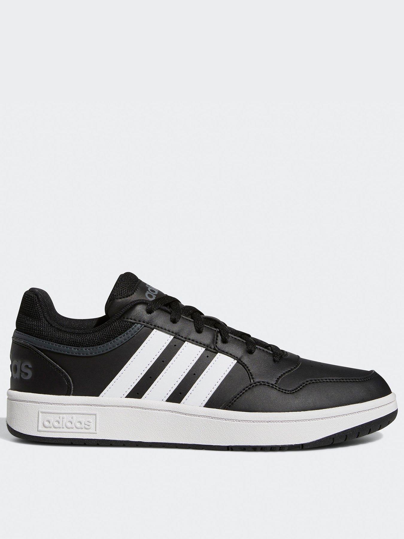 adidas-sportswear-mens-hoops-30-trainers-blackwhitefront