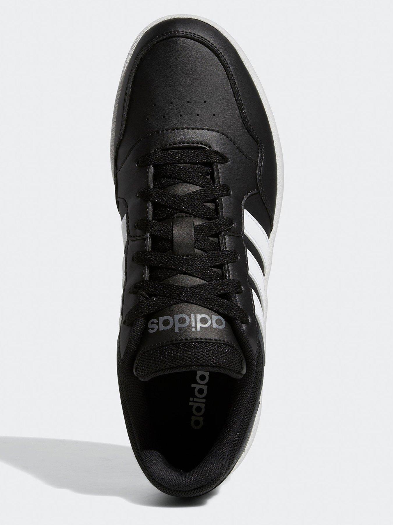 adidas-sportswear-mens-hoops-30-trainers-blackwhiteoutfit