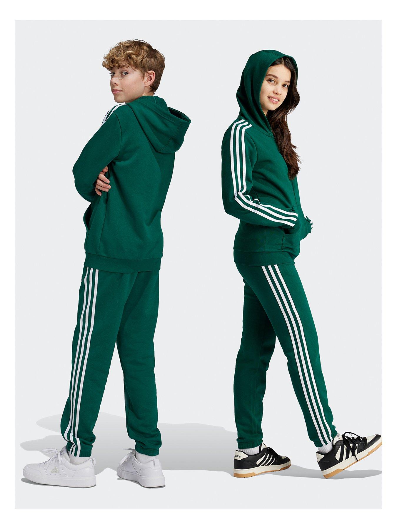 adidas-sportswear-junior-boys-essentials-3-stripe-fleece-pant-greenback