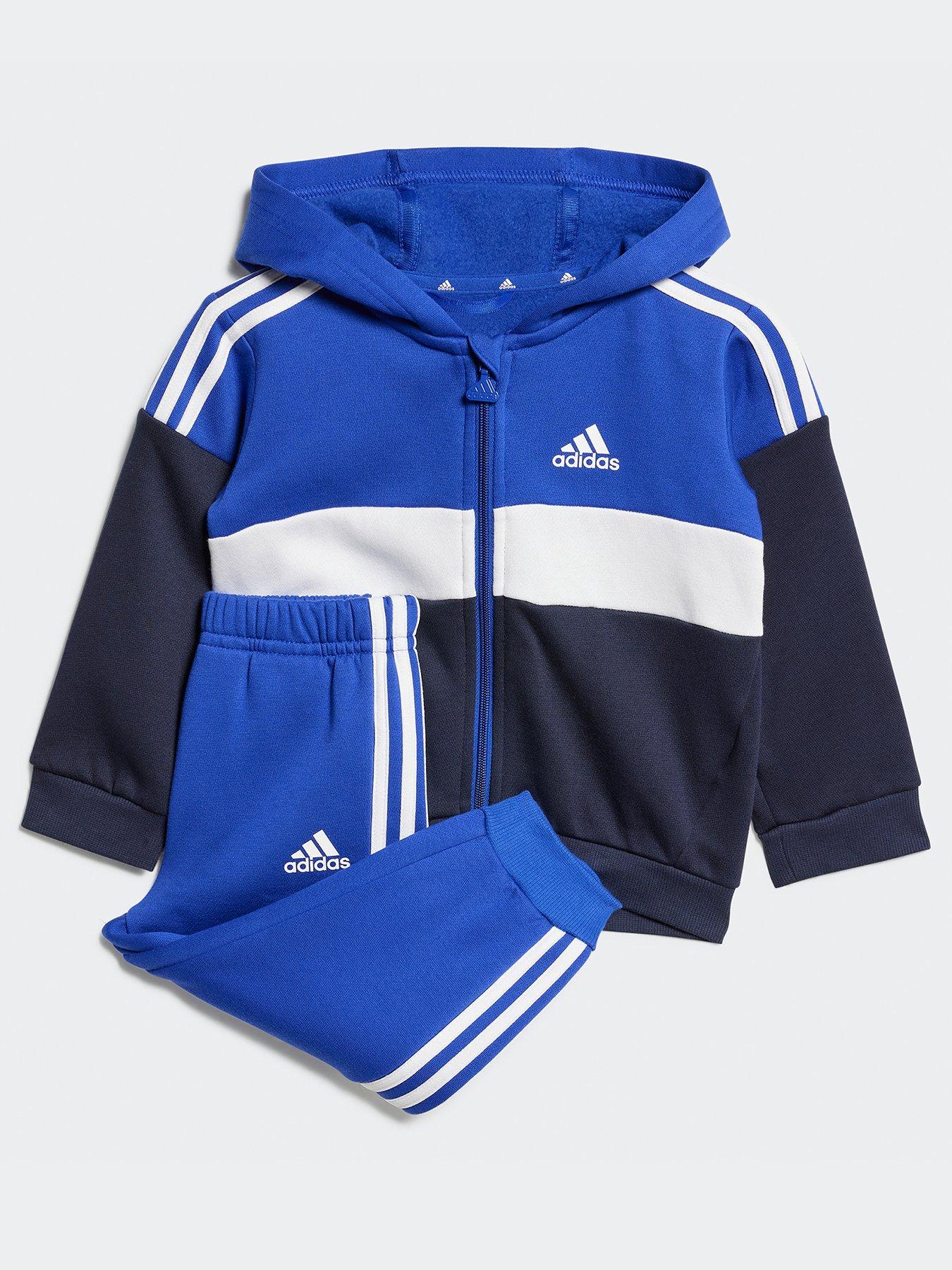 Blue baby adidas tracksuit on sale