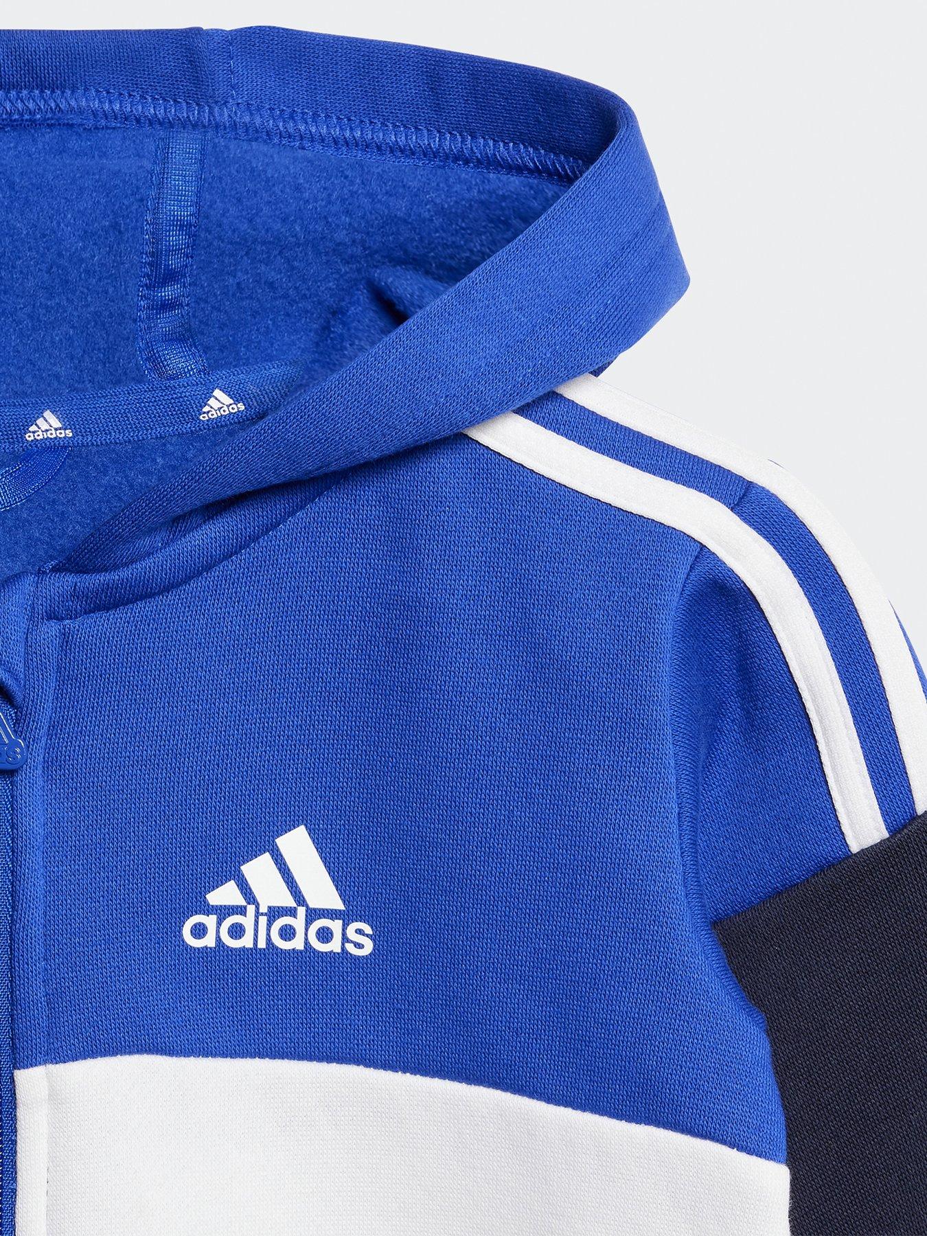 adidas-sportswear-infant-boys-essentials-3-stripe-tracksuit-bluedetail