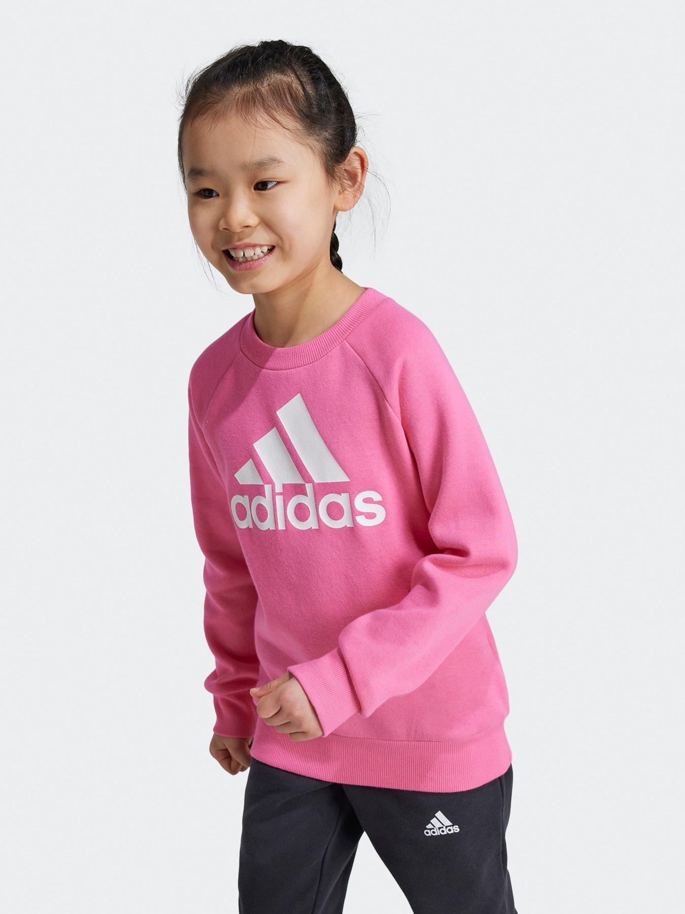 adidas-sportswear-younger-girls-essentials-fleece-tracksuit-pinkdetail