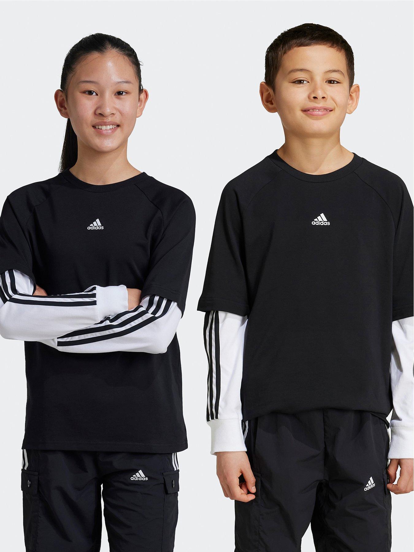 adidas-sportswear-junior-boys-express-2in1-logn-sleeve-t-shirt-black