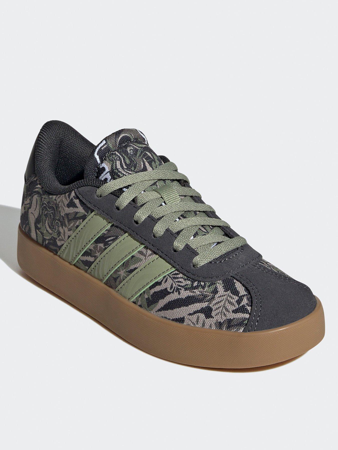 adidas-sportswear-kids-vl-court-lionking-trainers-beigestillFront