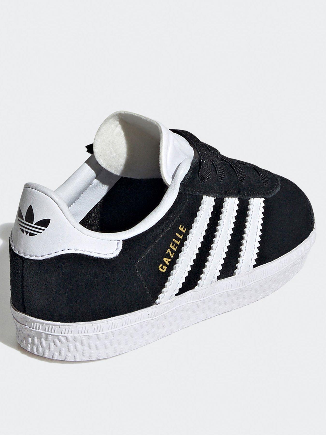 adidas-originals-unisex-infant-gazelle-elastic-trainers-blackwhiteback