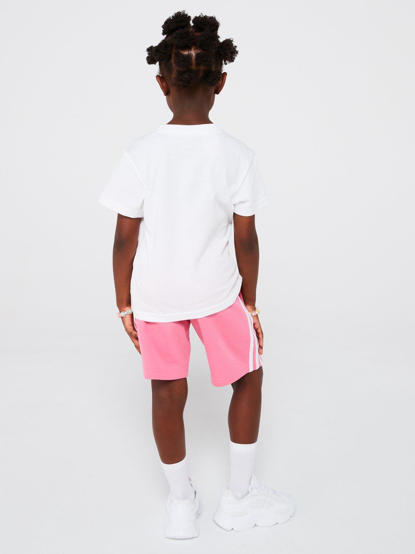 adidas-originals-unisex-kids-short-tee-set-pinkwhitestillFront