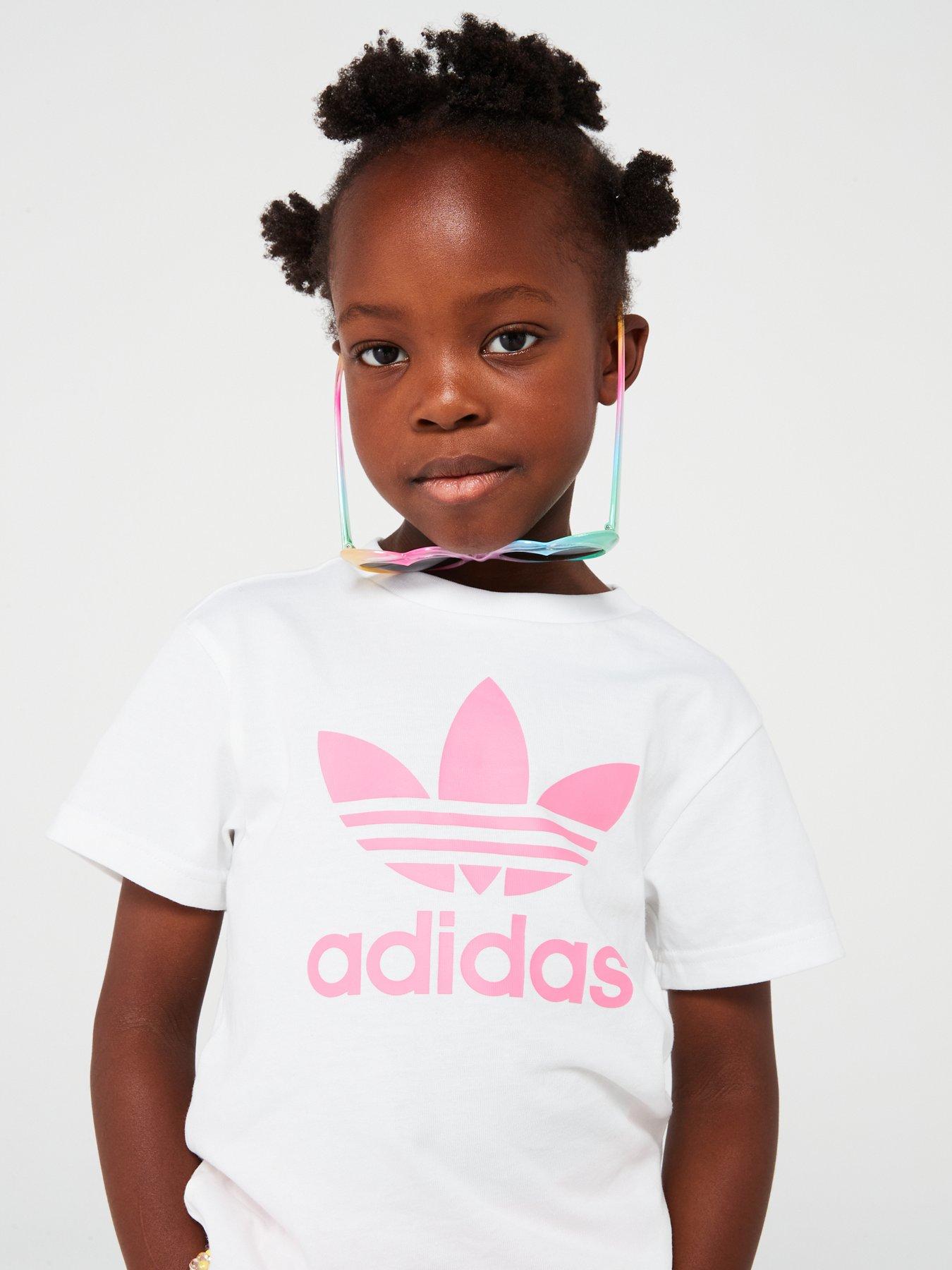 adidas-originals-unisex-kids-short-tee-set-pinkwhiteoutfit