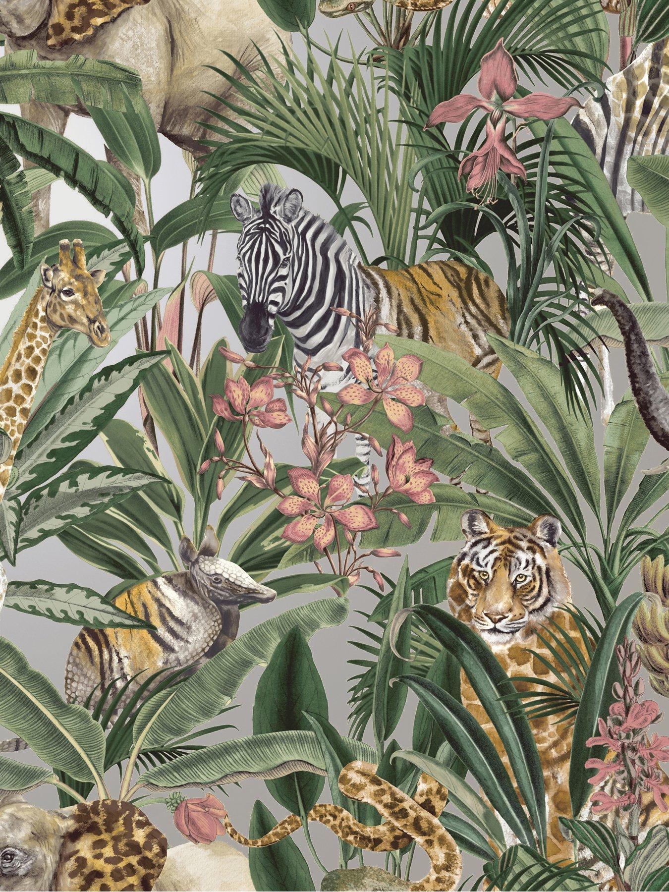 Image 3 of 7 of Holden Decor Safari Fusion Wallpaper