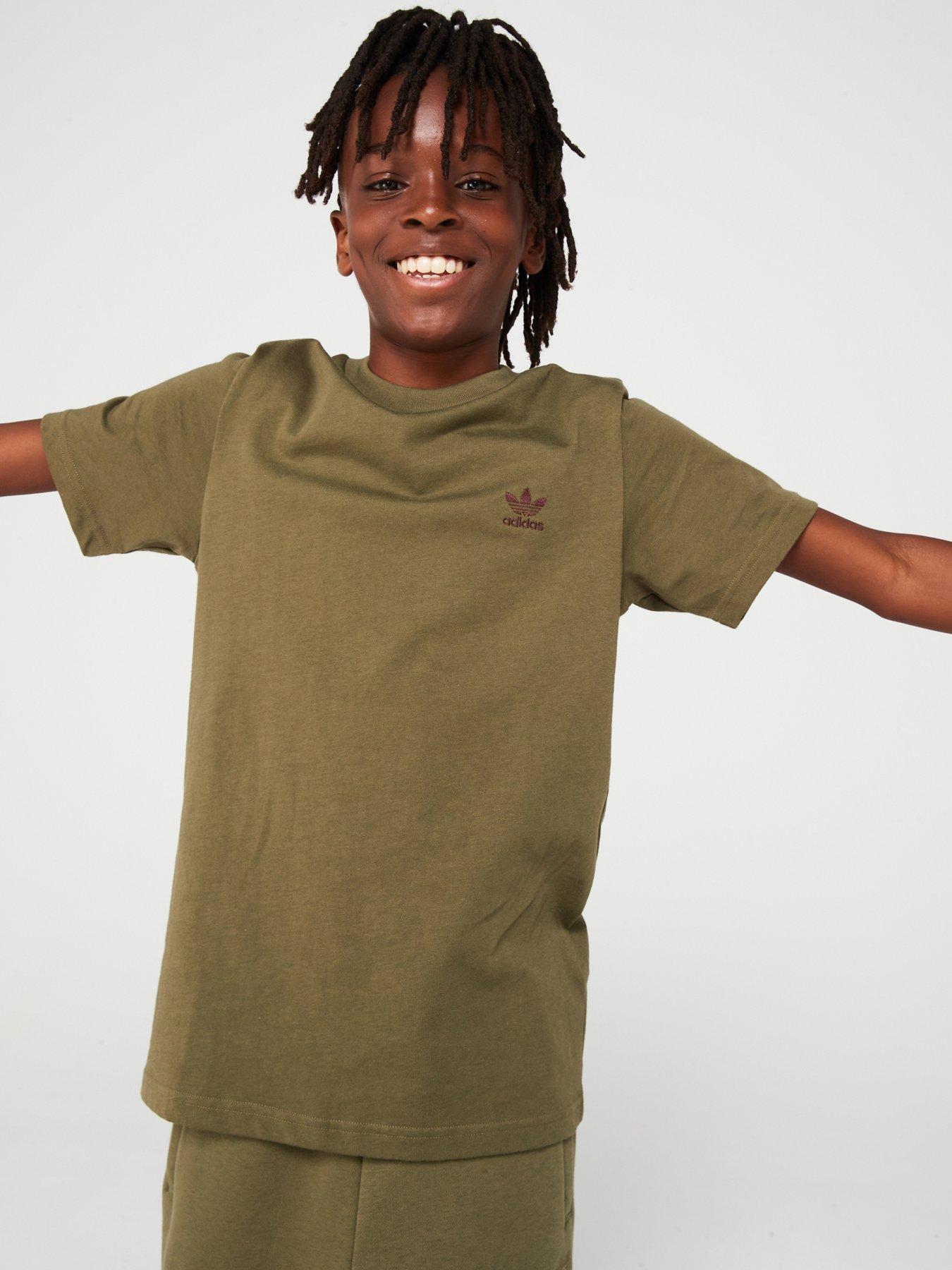 adidas-originals-junior-boys-tee-khaki